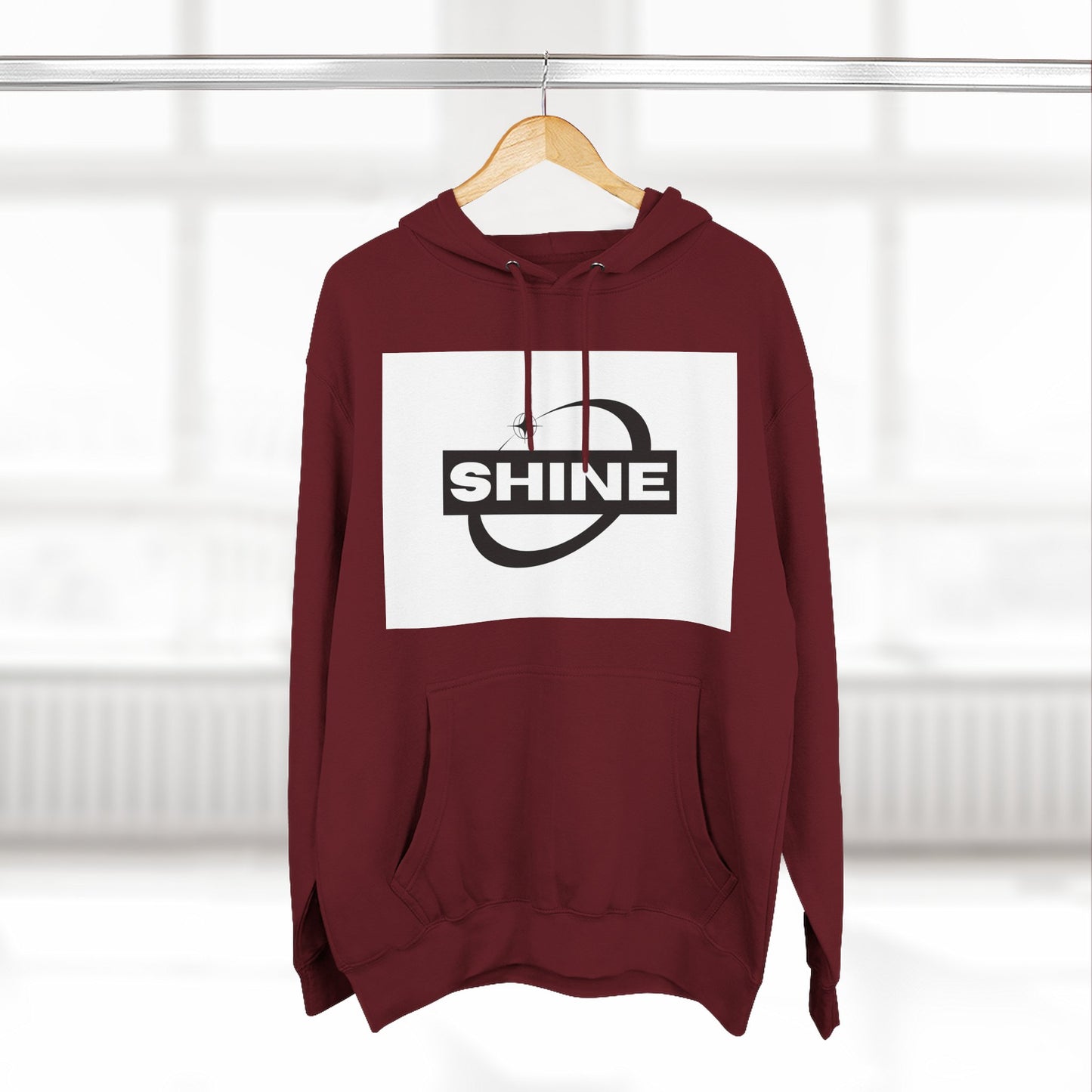 Shine & Aspire Fleece Hoodie - Cozy Sweatshirt for Inspiration, Perfect for Gifts, Winter Wear, Motivational Apparel, Casual Style