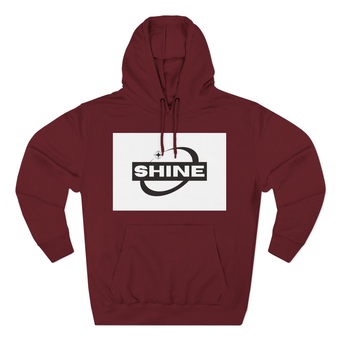 Shine & Aspire Fleece Hoodie - Cozy Sweatshirt for Inspiration, Perfect for Gifts, Winter Wear, Motivational Apparel, Casual Style