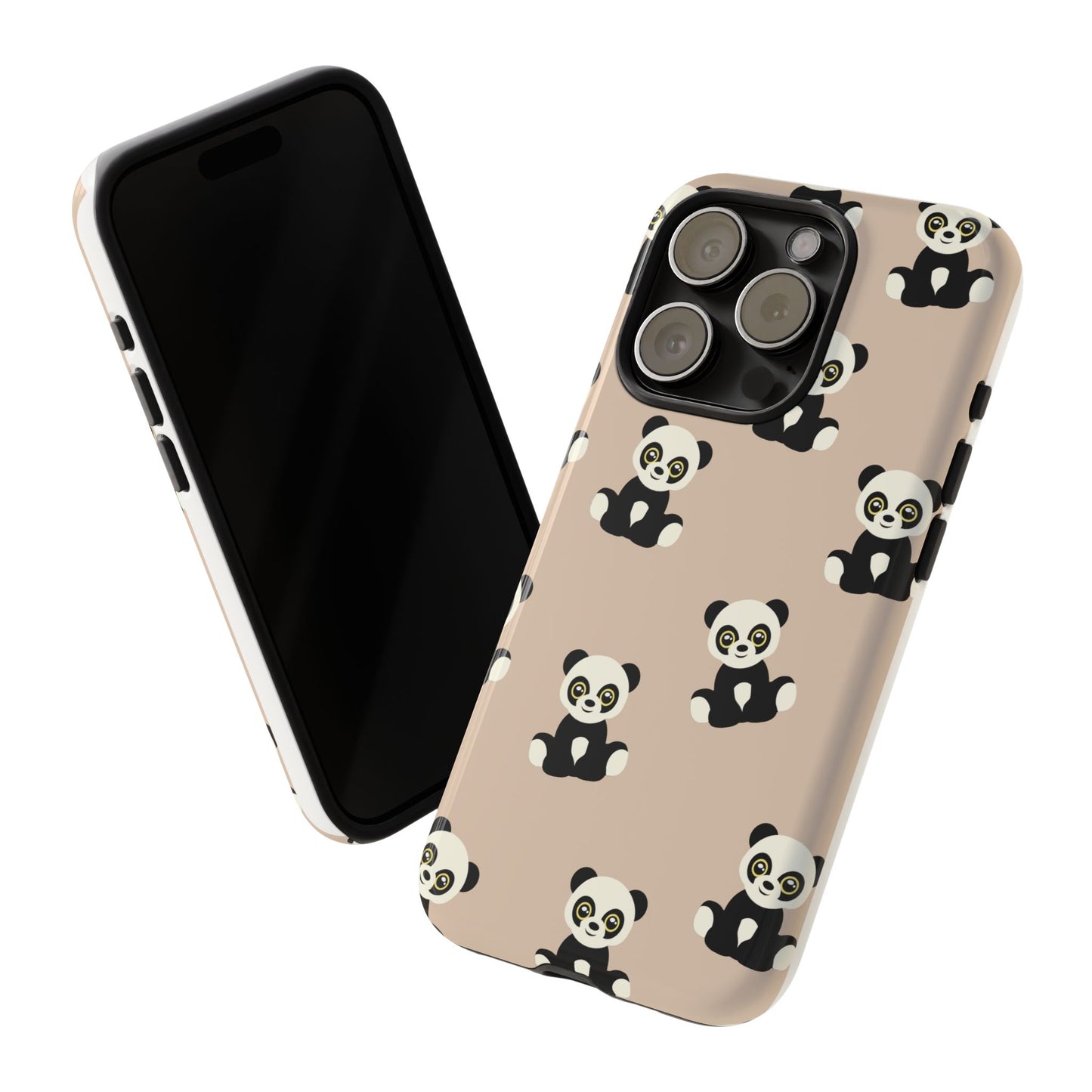 Panda Phone Case, Cute Phone Cover, Animal Print Case, Tough Phone Protector, Gift for Animal Lovers, Kawaii Aesthetic