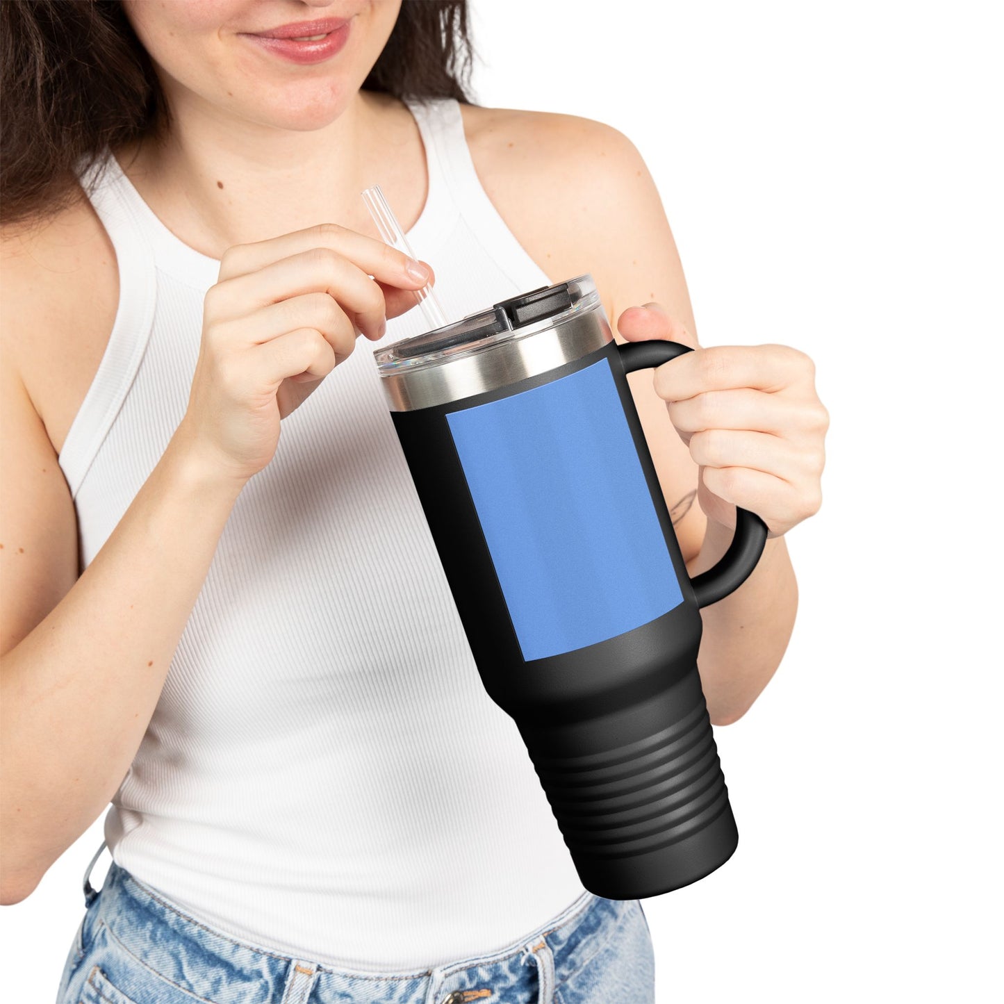 Stylish Insulated Travel Mug, Perfect for Coffee Lovers, Customizable Tumbler for On-the-Go, Gifts for Her, Eco-Friendly Drinkware