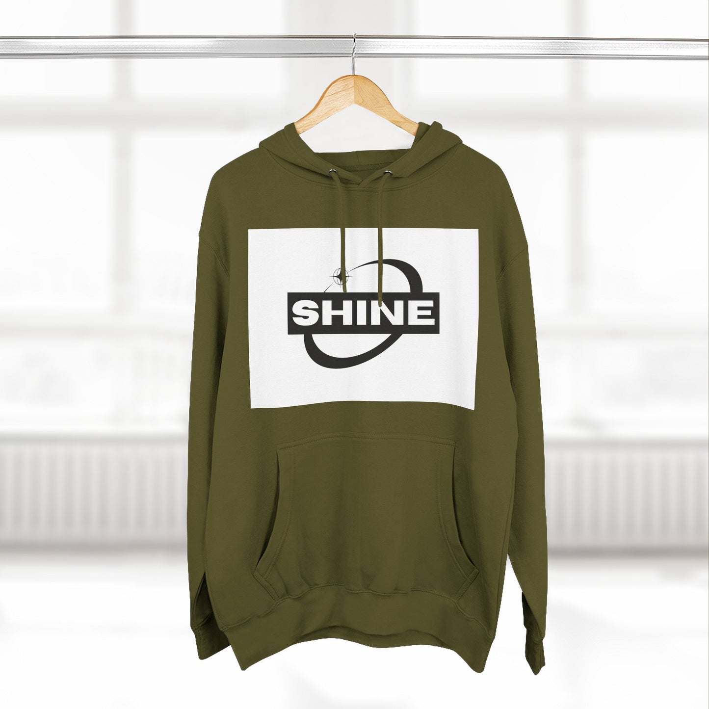 Shine & Aspire Fleece Hoodie - Cozy Sweatshirt for Inspiration, Perfect for Gifts, Winter Wear, Motivational Apparel, Casual Style
