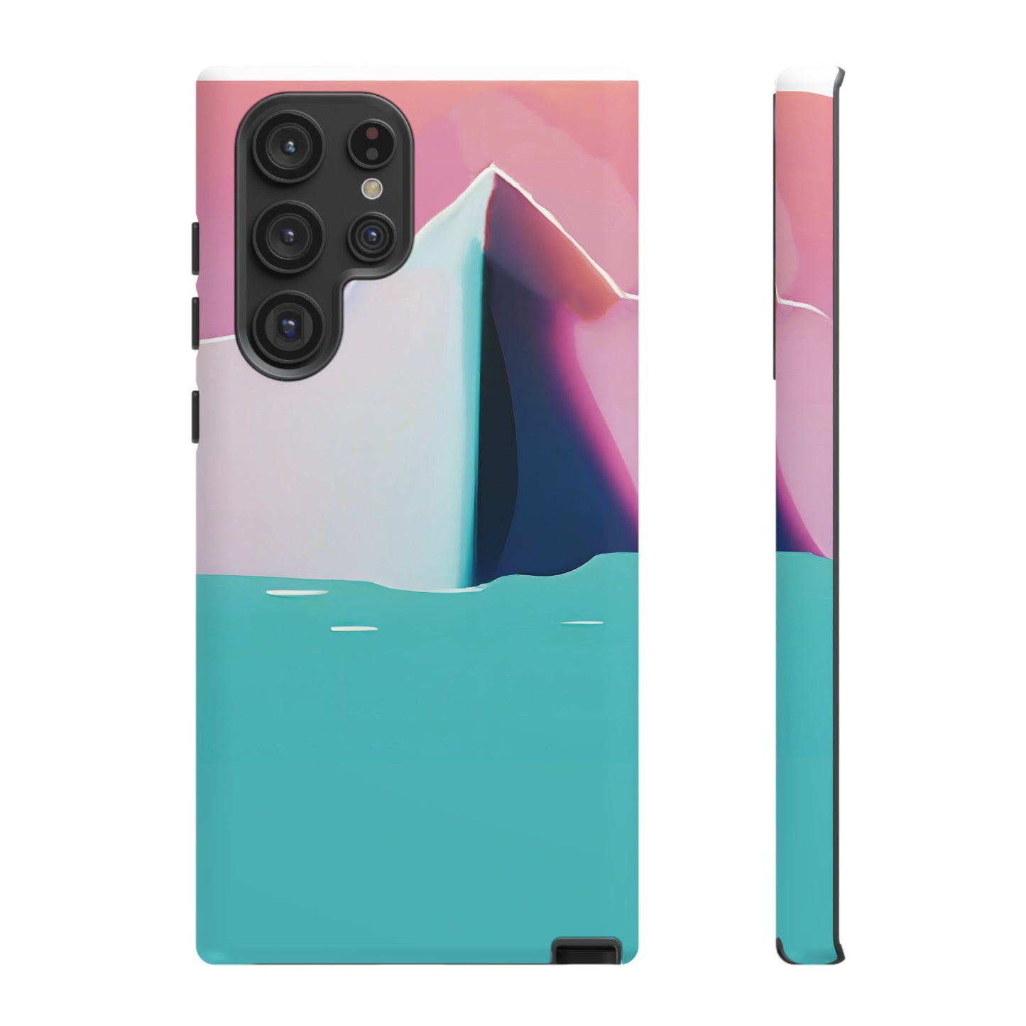 Trendy Phone Case - Abstract Iceberg Design, Phone Cover, Gift for Her, Unique Tech Accessory, Cool Aesthetic