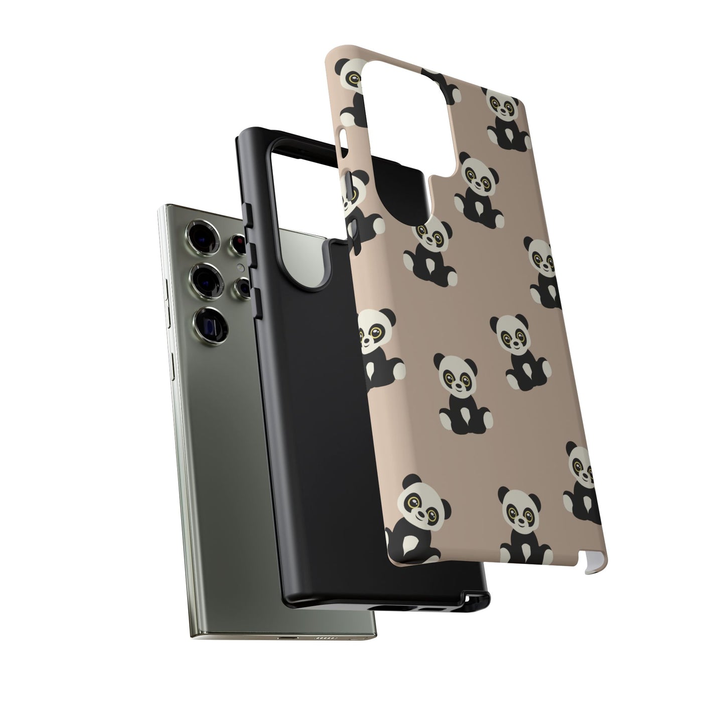 Panda Phone Case, Cute Phone Cover, Animal Print Case, Tough Phone Protector, Gift for Animal Lovers, Kawaii Aesthetic