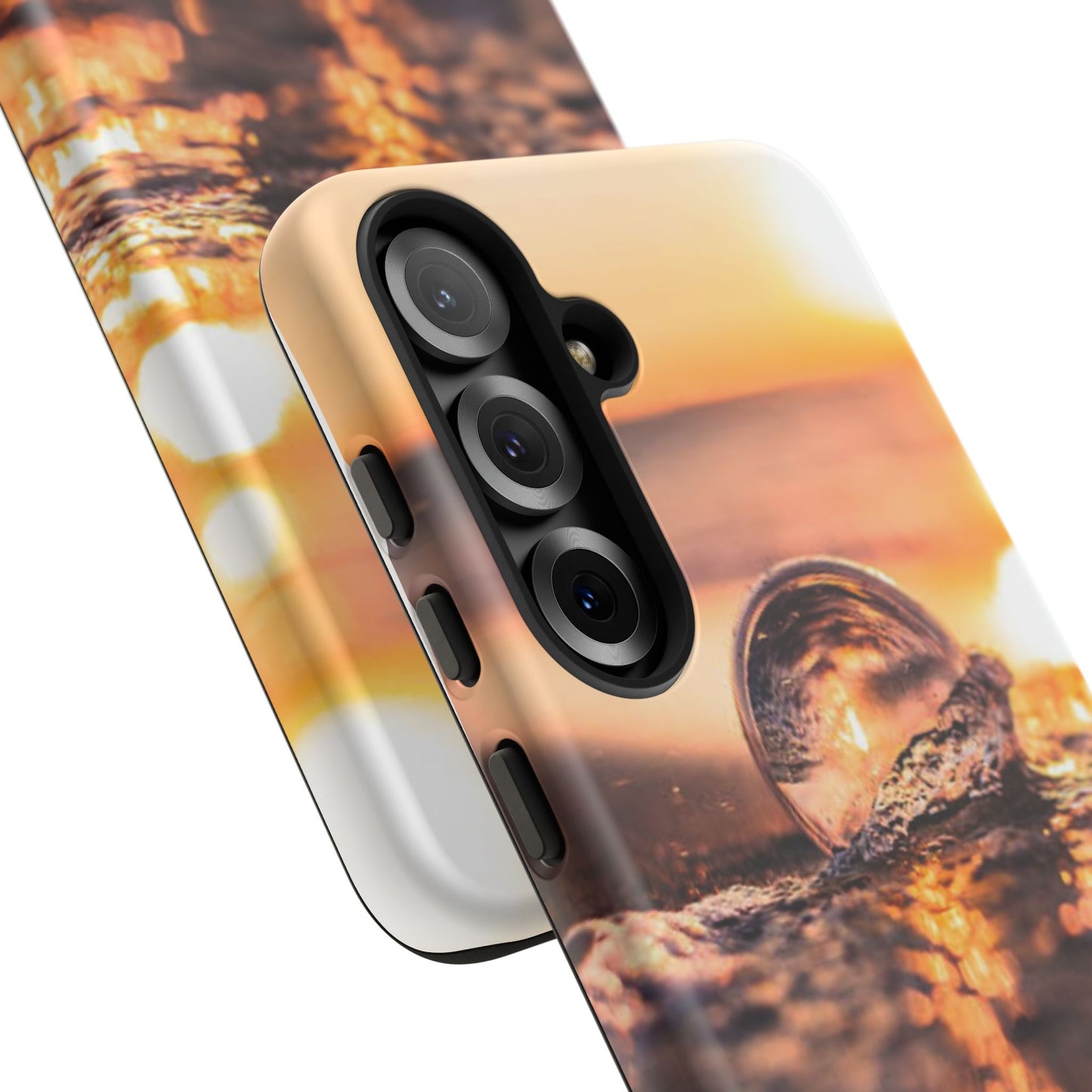 Sunset Bubble Phone Case, Tough Cases, Beach Lover Gift, Summer Vibes, Cell Phone Accessories, Unique Design, Nature Photography
