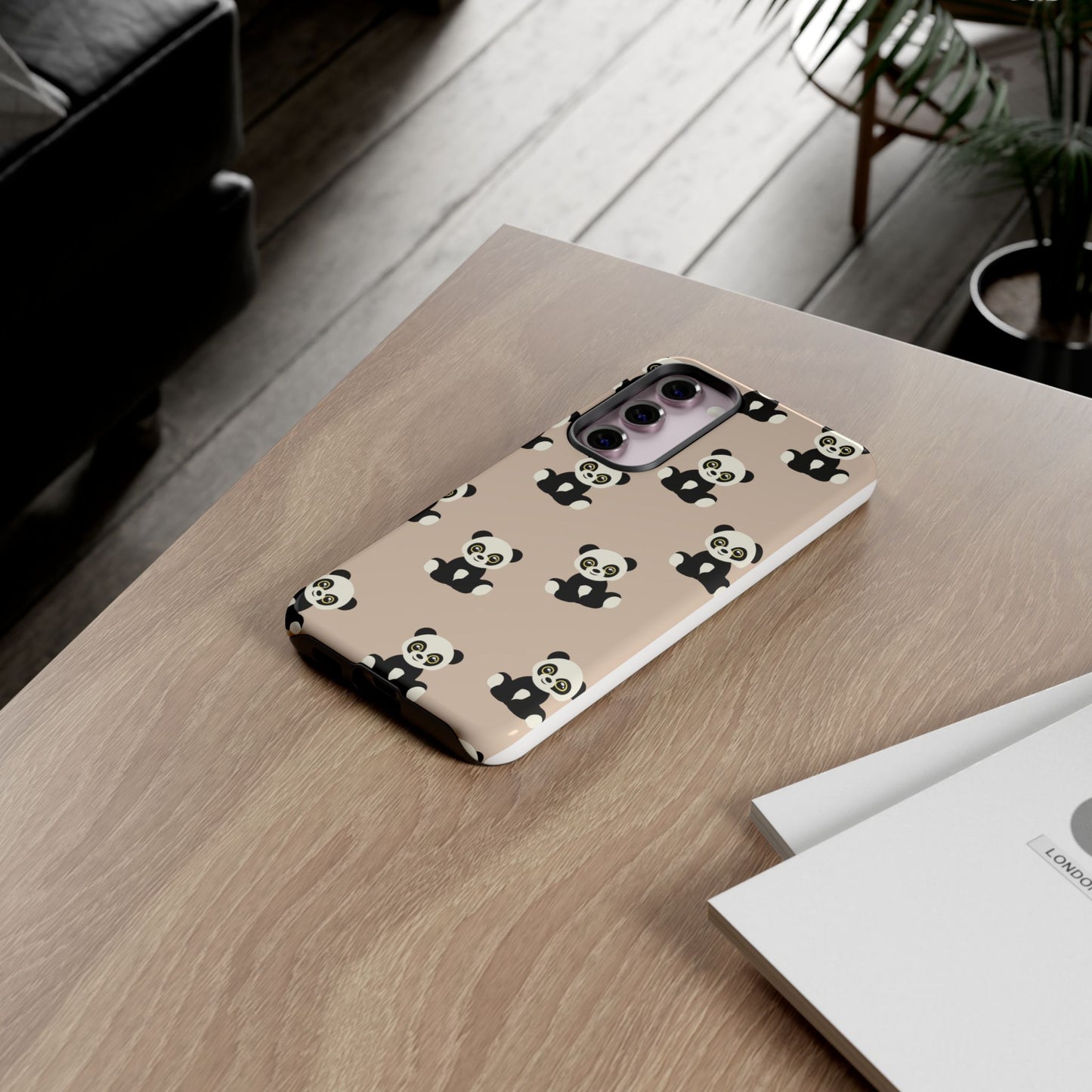Panda Phone Case, Cute Phone Cover, Animal Print Case, Tough Phone Protector, Gift for Animal Lovers, Kawaii Aesthetic