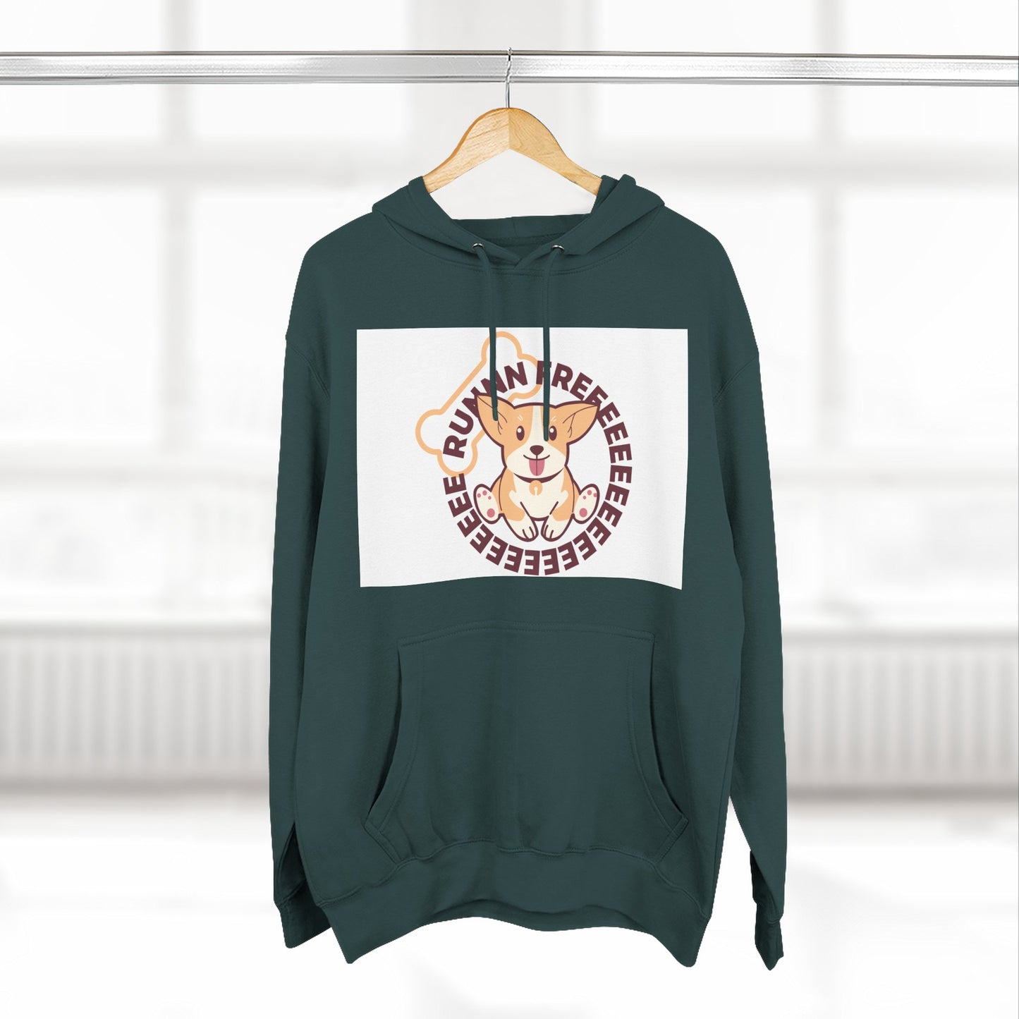Cute Corgi Hoodie with Fun Text, Cozy Sweatshirt for Dog Lovers, Perfect Gift for Birthdays and Holidays, Fleece Sweatshirt