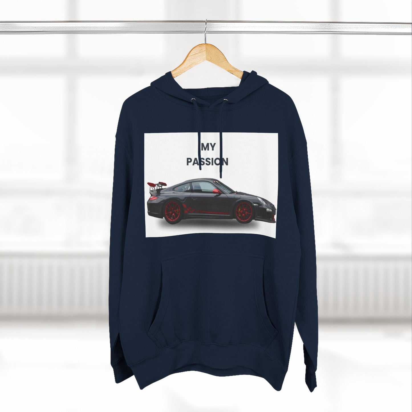 Cool Car Enthusiast Hoodie, Graphic Fleece Sweatshirt, Auto Lover Gift, Motorsport Apparel, Car-Themed Hoodie
