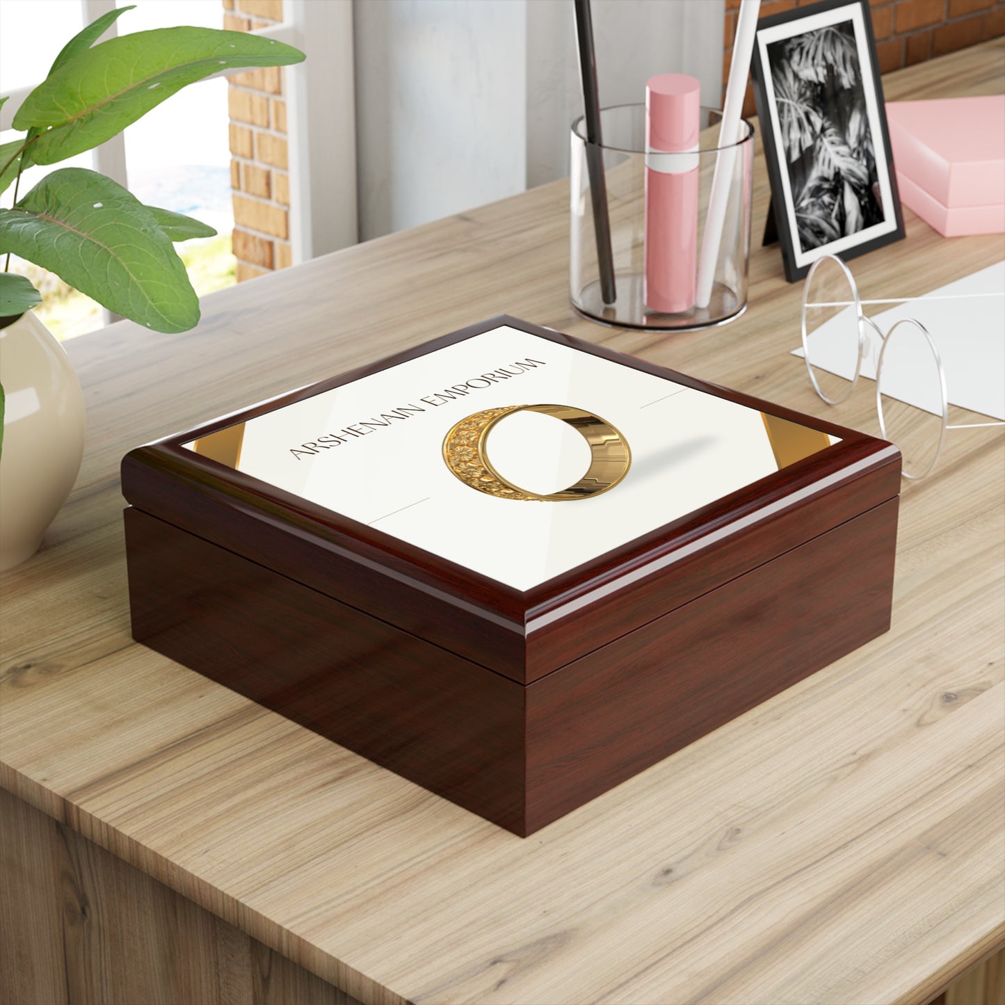 Elegant Jewelry Box, Ring Organizer, Gift for Her, Keepsake Storage, Wedding or Anniversary Gift, Personalized Jewelry Case