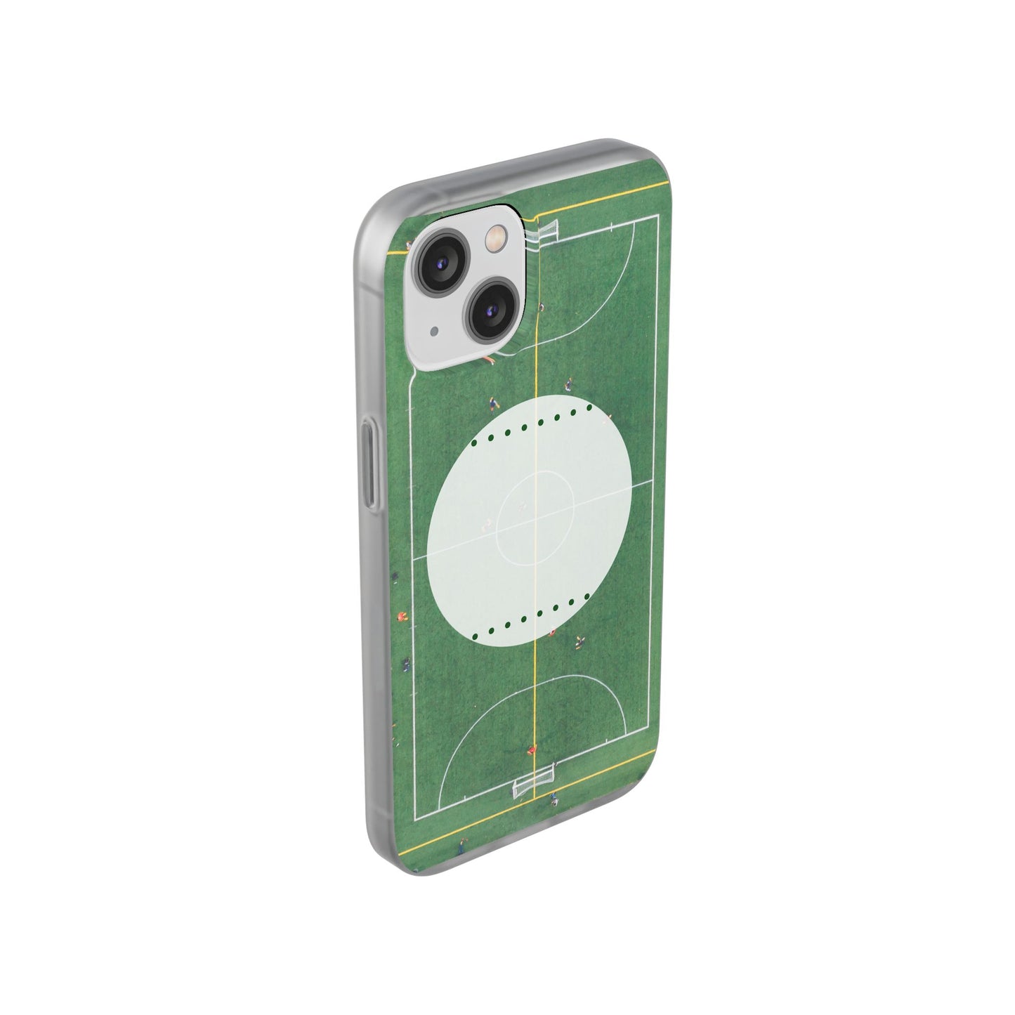 Soccer Field Phone Cases, Sporty Flexi Cases for Sports Lovers, Gift for Athletes, Unique Phone Cover, Perfect for Game Day