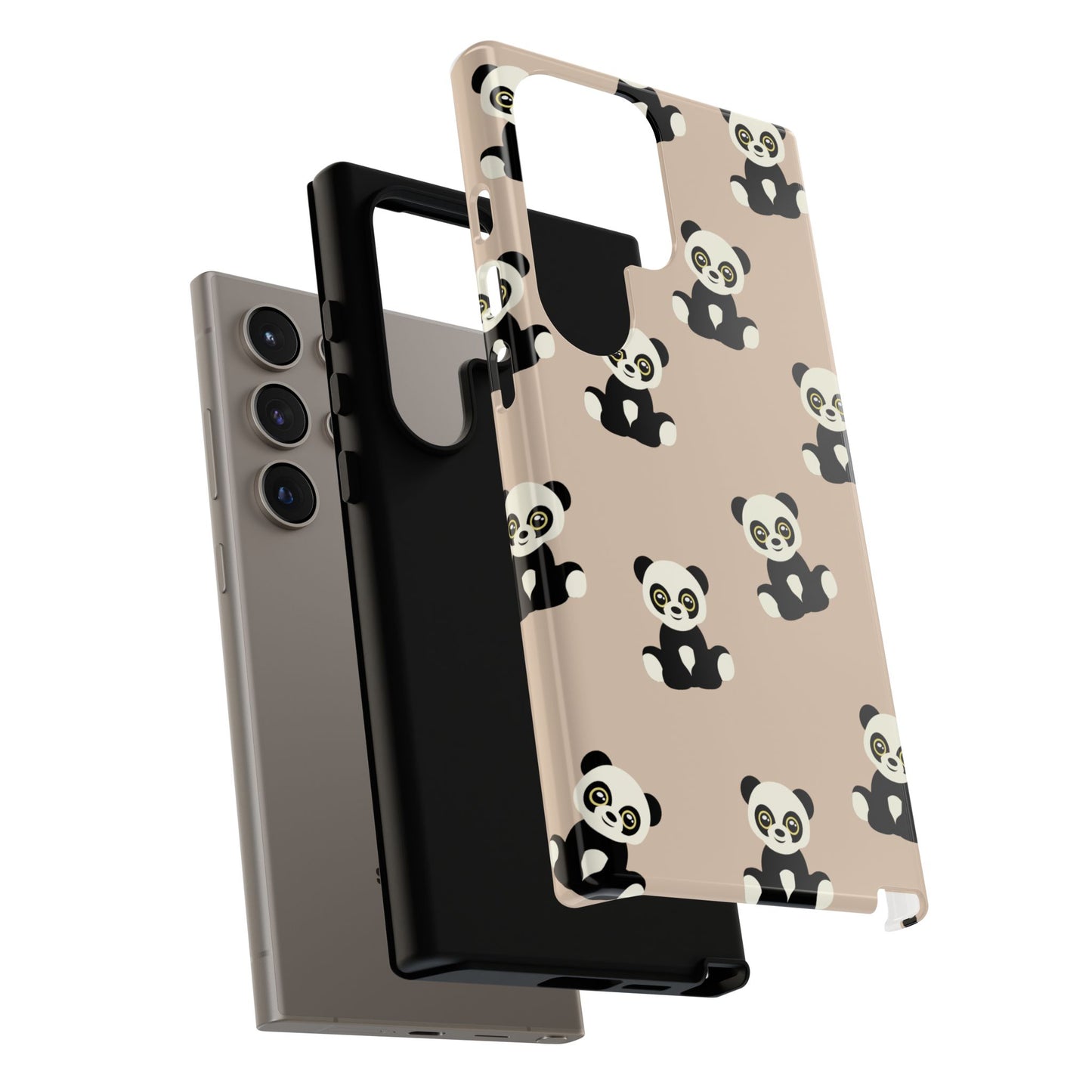 Panda Phone Case, Cute Phone Cover, Animal Print Case, Tough Phone Protector, Gift for Animal Lovers, Kawaii Aesthetic
