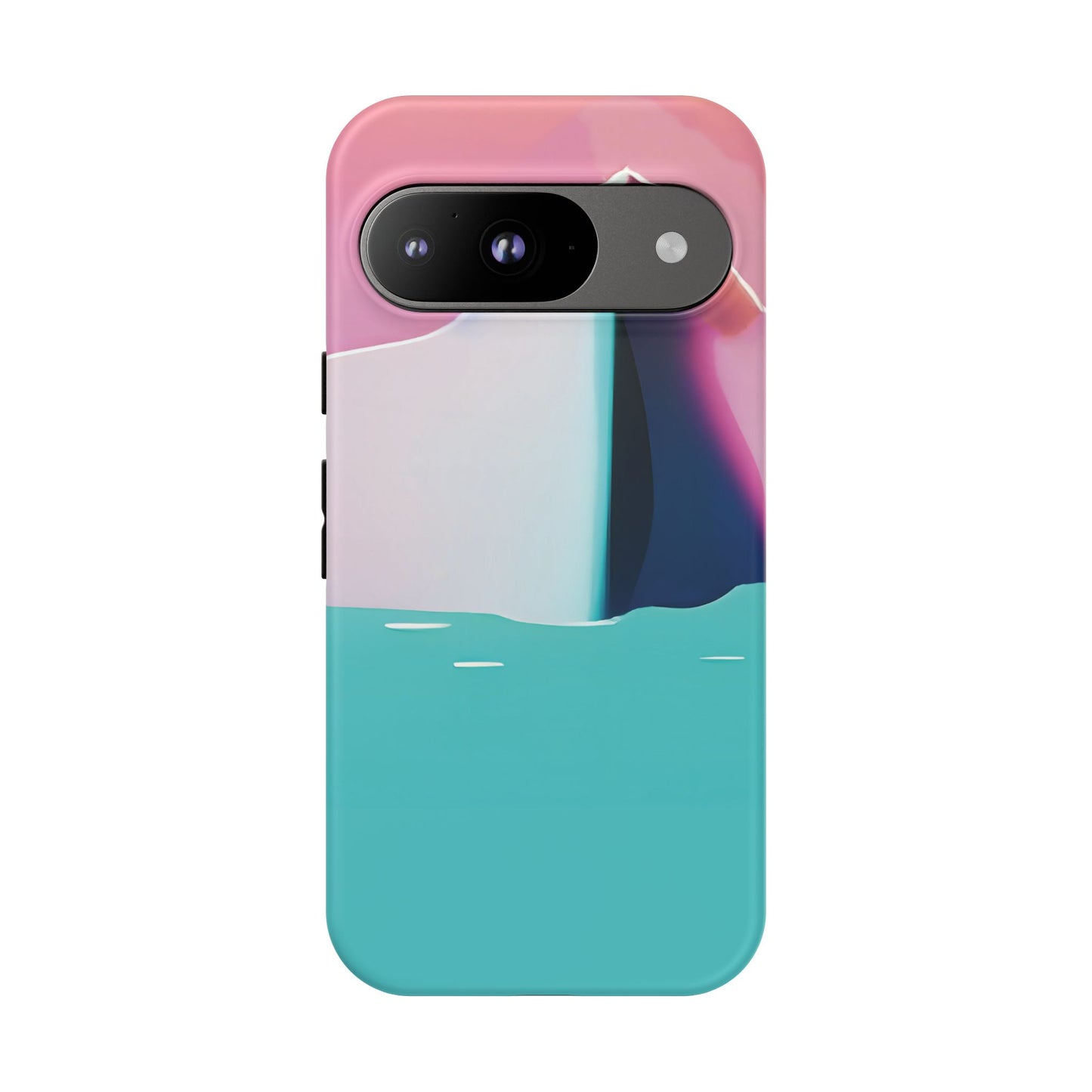 Trendy Phone Case - Abstract Iceberg Design, Phone Cover, Gift for Her, Unique Tech Accessory, Cool Aesthetic
