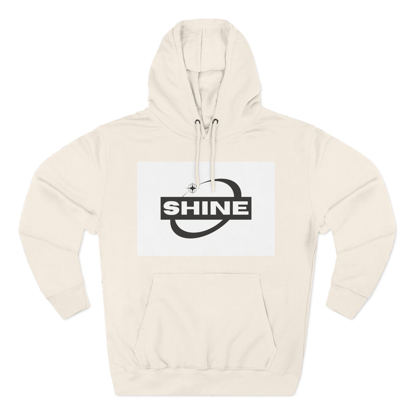 Shine & Aspire Fleece Hoodie - Cozy Sweatshirt for Inspiration, Perfect for Gifts, Winter Wear, Motivational Apparel, Casual Style