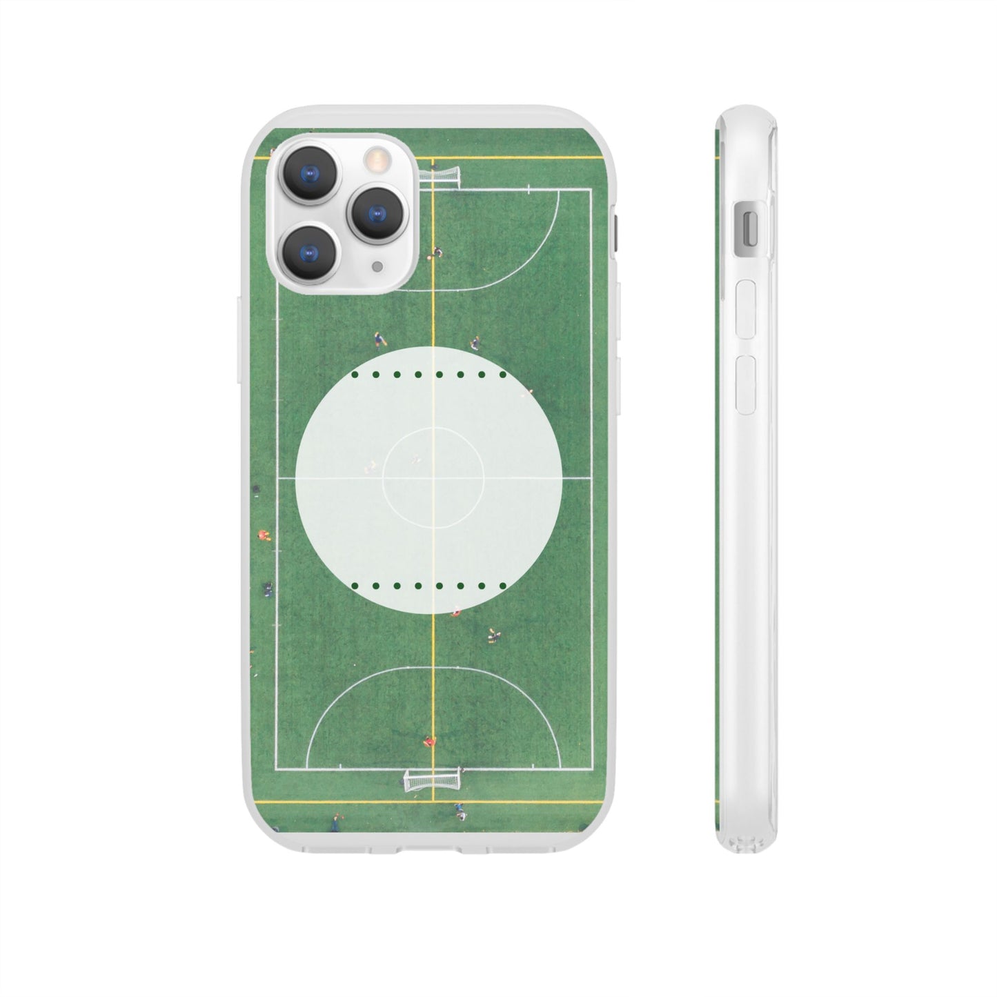 Soccer Field Phone Cases, Sporty Flexi Cases for Sports Lovers, Gift for Athletes, Unique Phone Cover, Perfect for Game Day