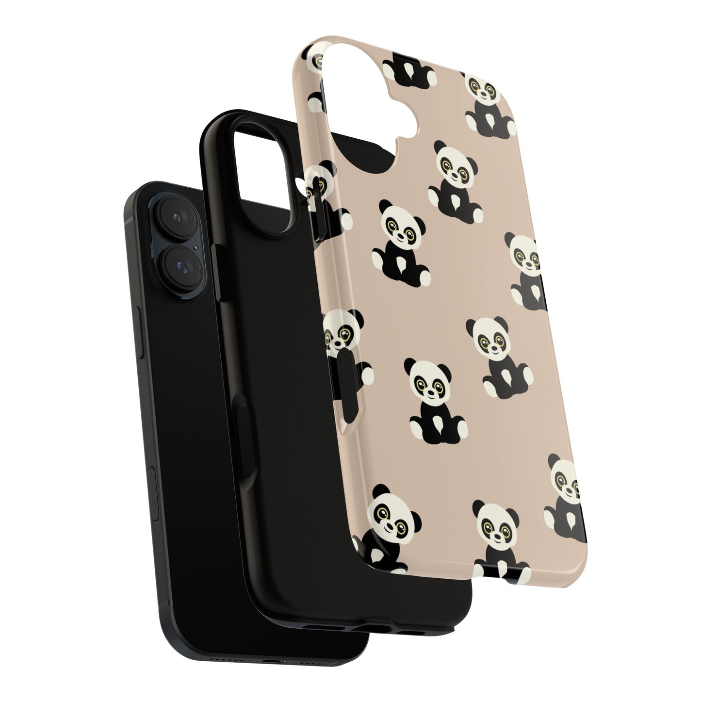 Panda Phone Case, Cute Phone Cover, Animal Print Case, Tough Phone Protector, Gift for Animal Lovers, Kawaii Aesthetic