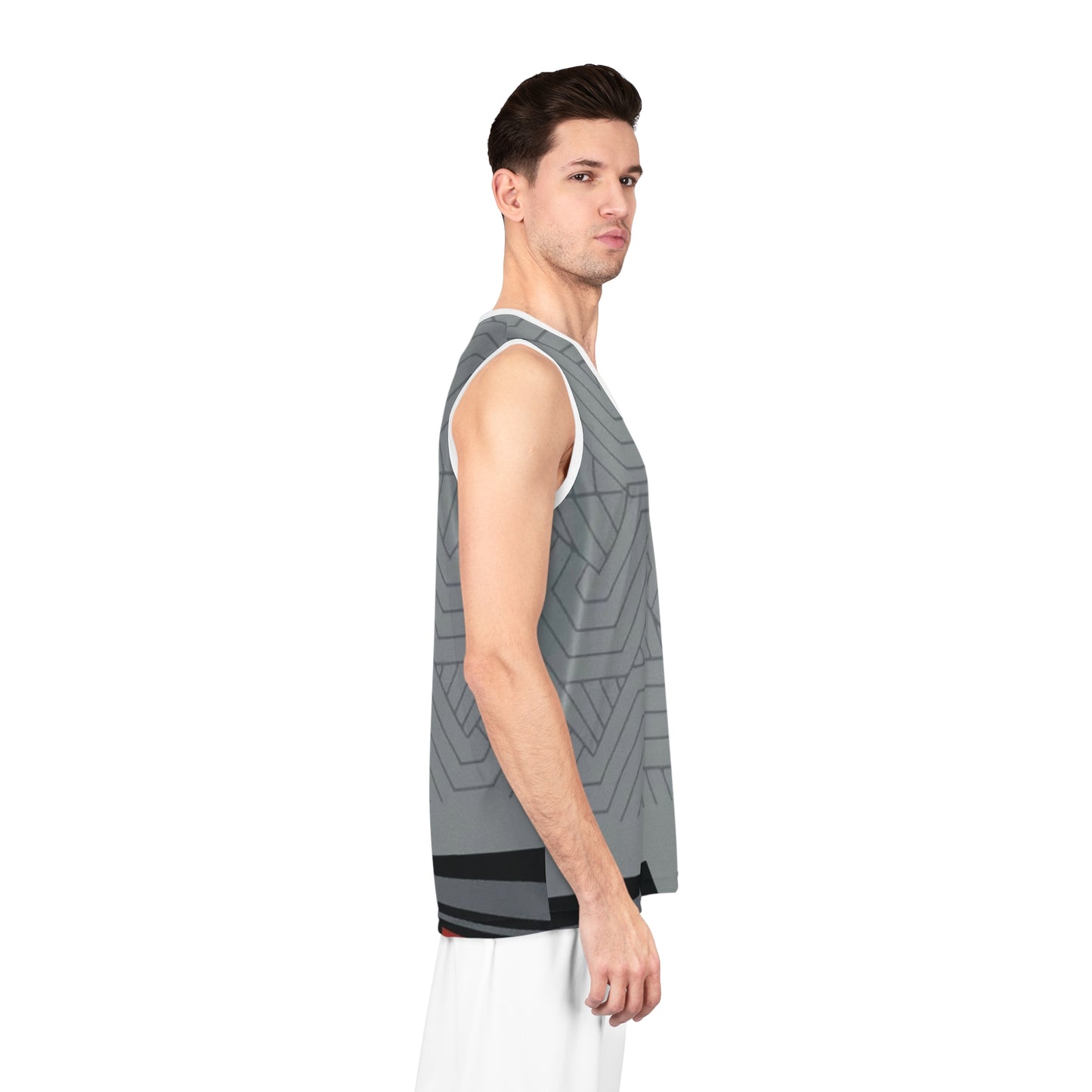 Bold Graphic Basketball Jersey for Sports Lovers, Gym Wear, Team Spirit, Casual Style, Gifts for Athletes