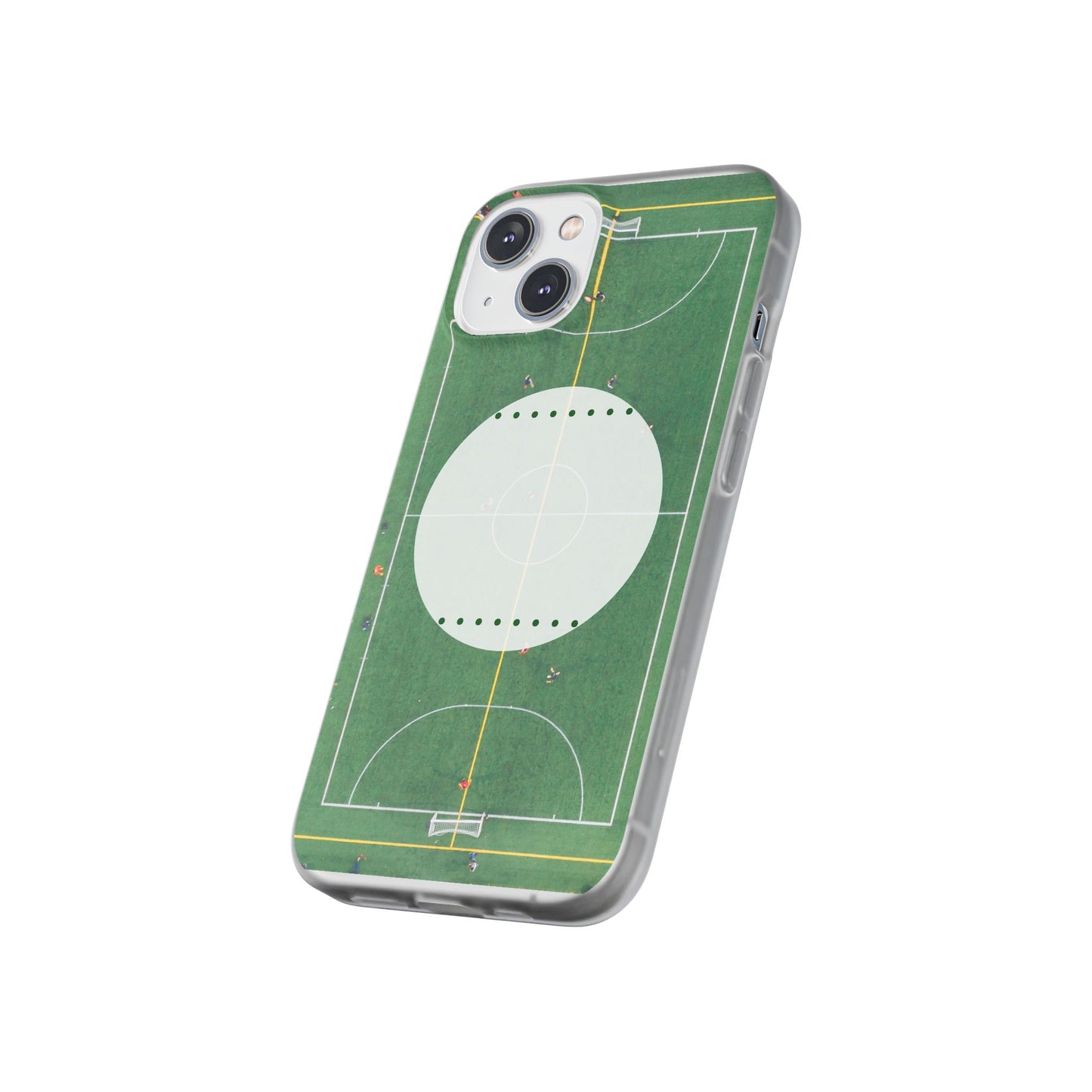 Soccer Field Phone Cases, Sporty Flexi Cases for Sports Lovers, Gift for Athletes, Unique Phone Cover, Perfect for Game Day