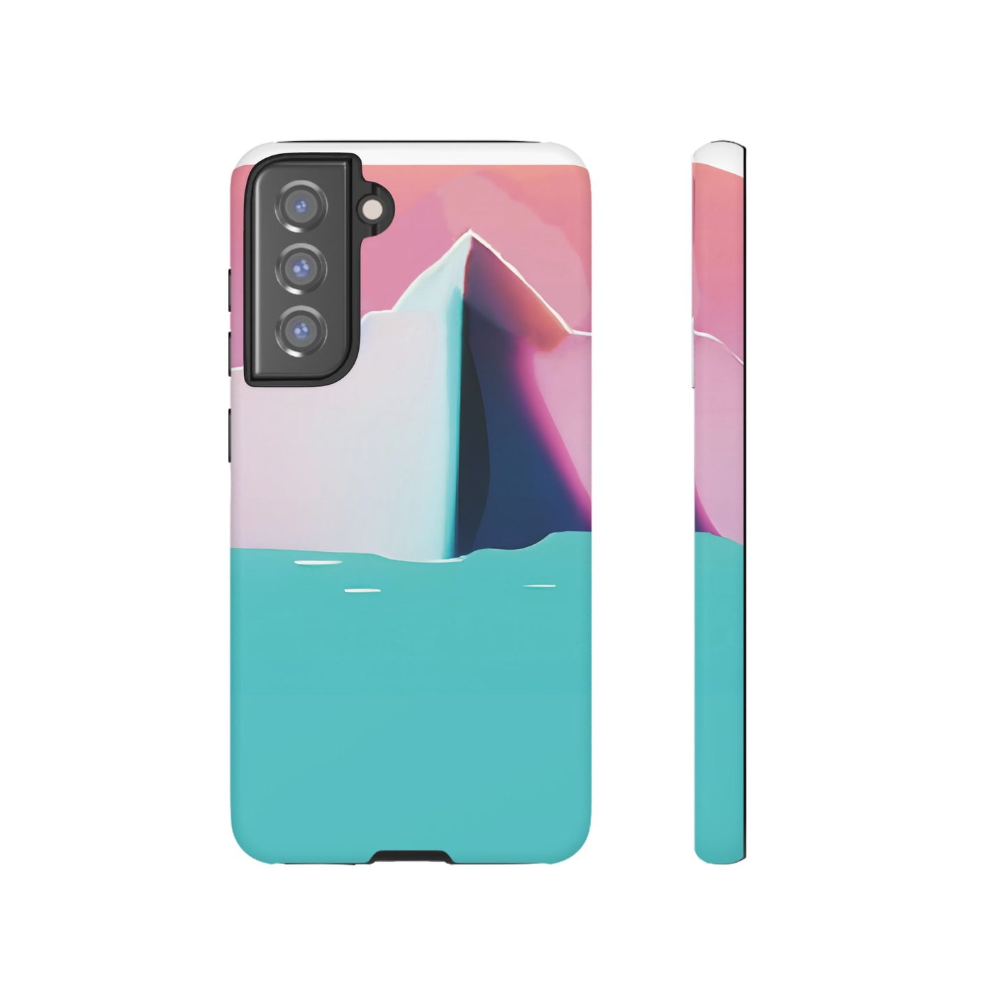 Trendy Phone Case - Abstract Iceberg Design, Phone Cover, Gift for Her, Unique Tech Accessory, Cool Aesthetic