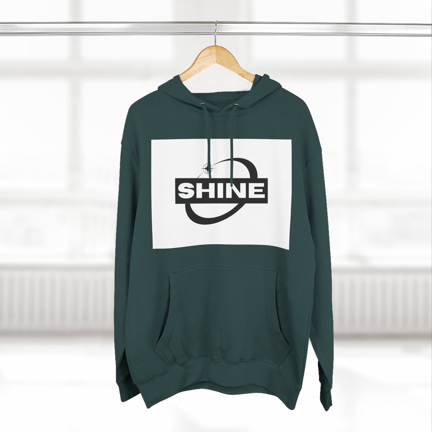 Shine & Aspire Fleece Hoodie - Cozy Sweatshirt for Inspiration, Perfect for Gifts, Winter Wear, Motivational Apparel, Casual Style