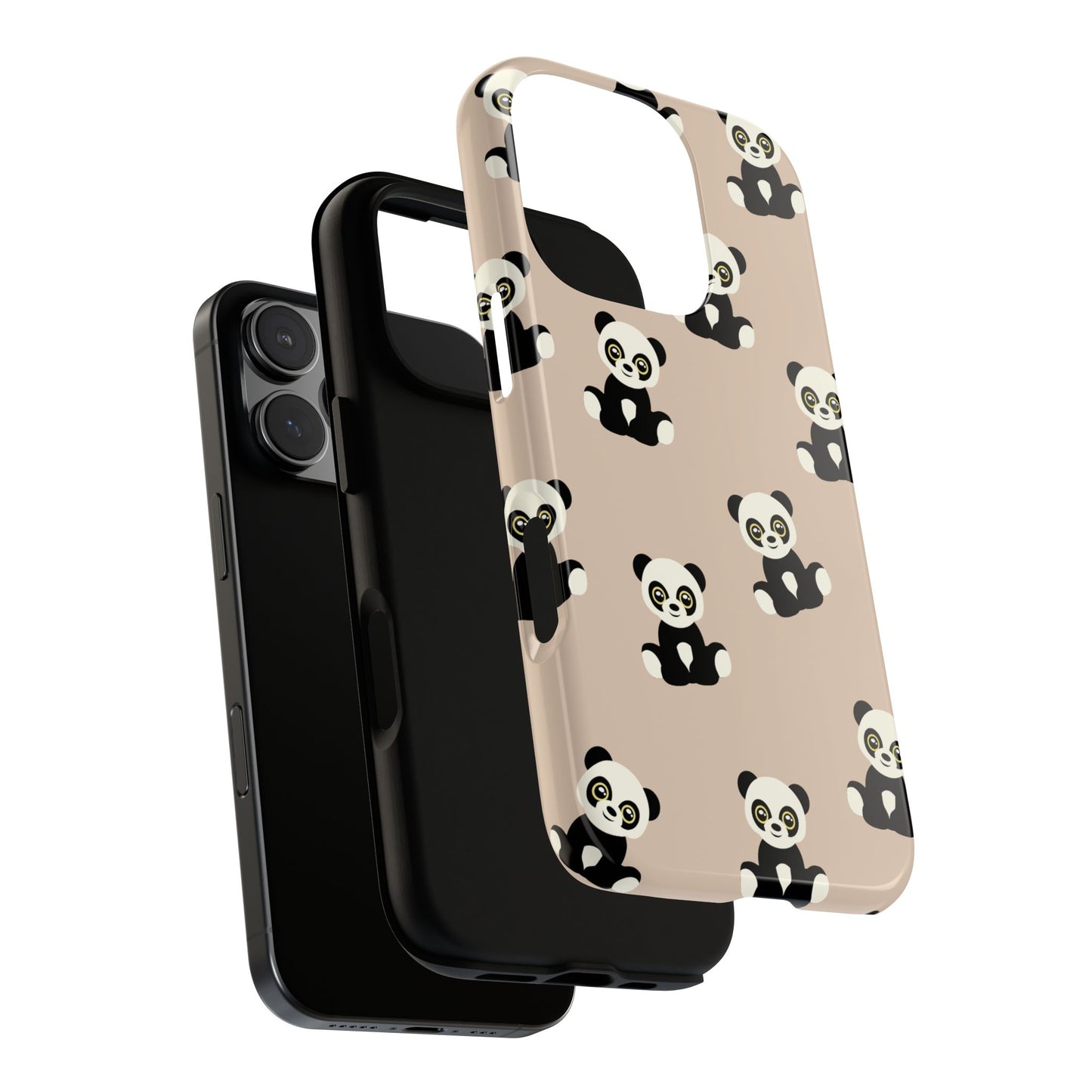 Panda Phone Case, Cute Phone Cover, Animal Print Case, Tough Phone Protector, Gift for Animal Lovers, Kawaii Aesthetic