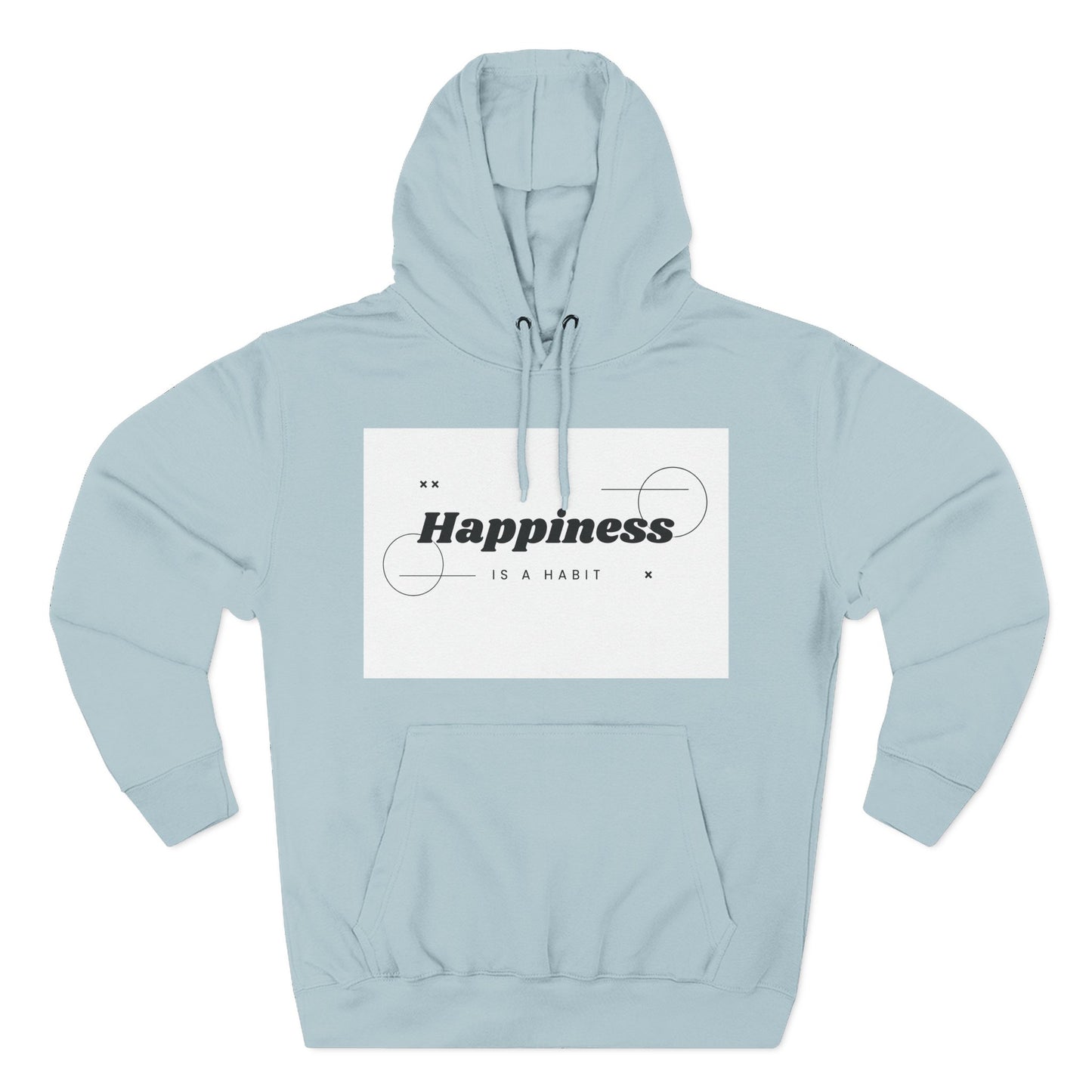 Happiness Is A Habit Hoodie, Cozy Sweatshirt, Motivational Apparel, Ideal Gift for Her, Everyday Comfort Wear