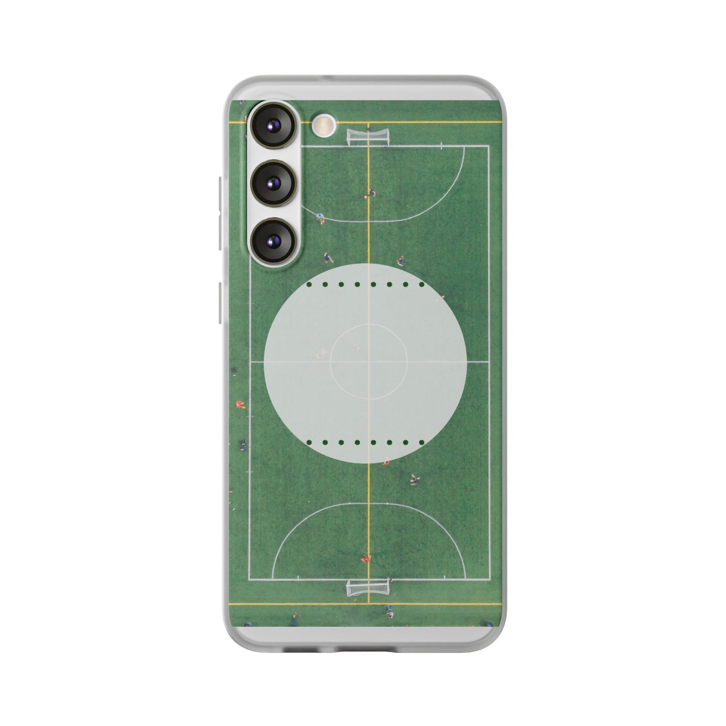 Soccer Field Phone Cases, Sporty Flexi Cases for Sports Lovers, Gift for Athletes, Unique Phone Cover, Perfect for Game Day
