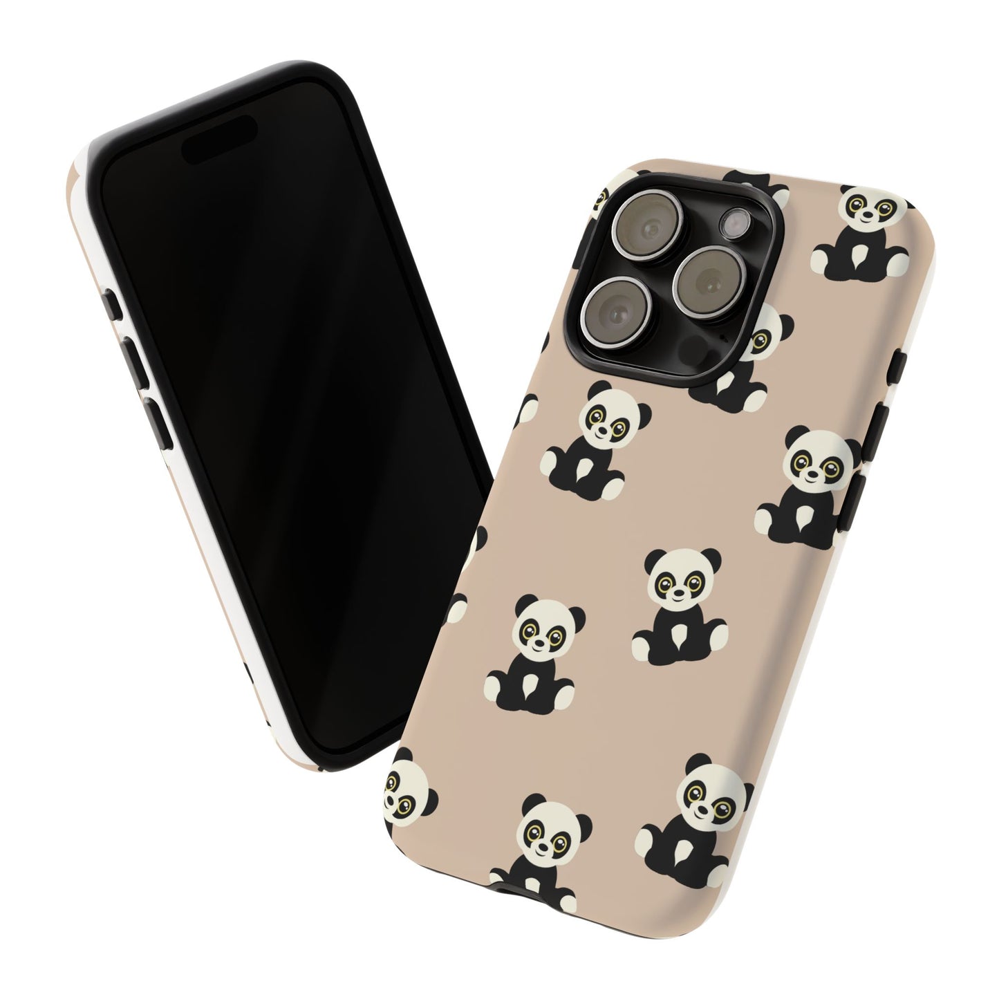 Panda Phone Case, Cute Phone Cover, Animal Print Case, Tough Phone Protector, Gift for Animal Lovers, Kawaii Aesthetic
