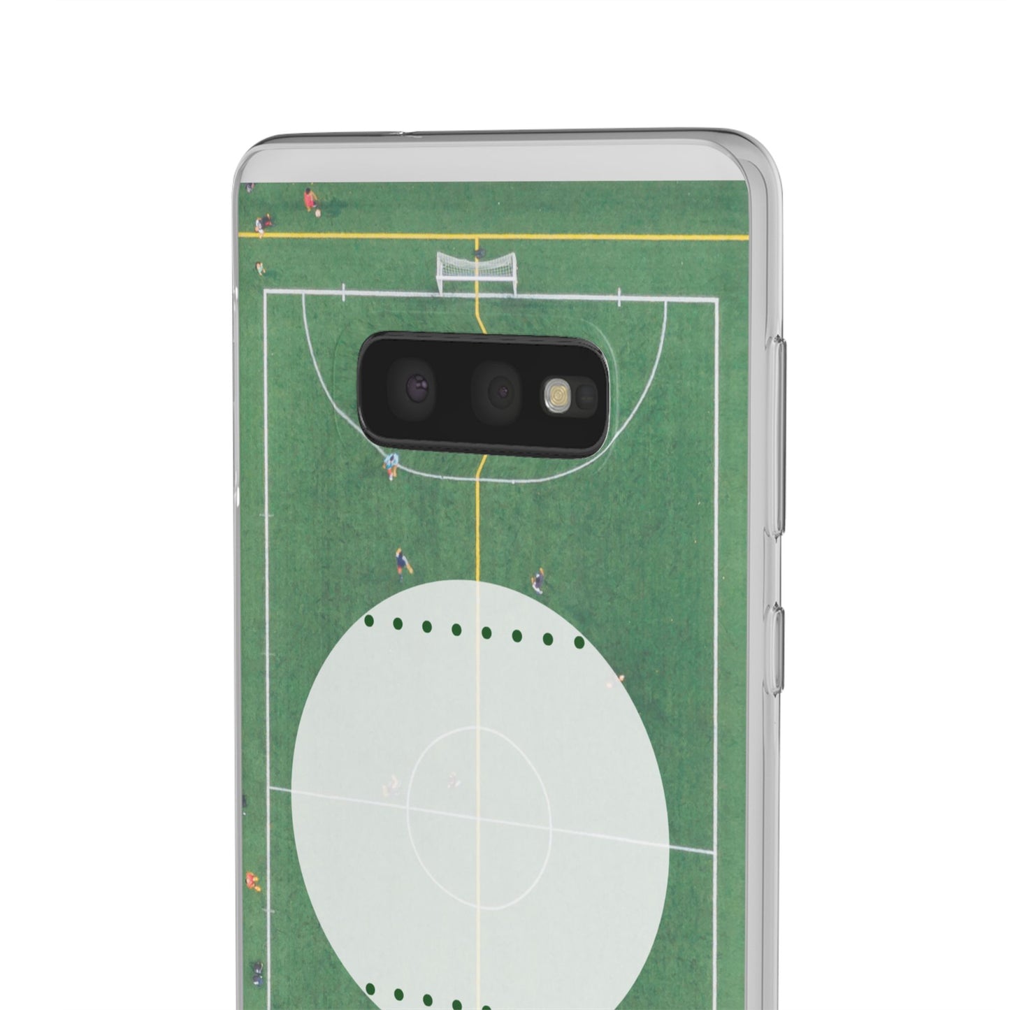 Soccer Field Phone Cases, Sporty Flexi Cases for Sports Lovers, Gift for Athletes, Unique Phone Cover, Perfect for Game Day
