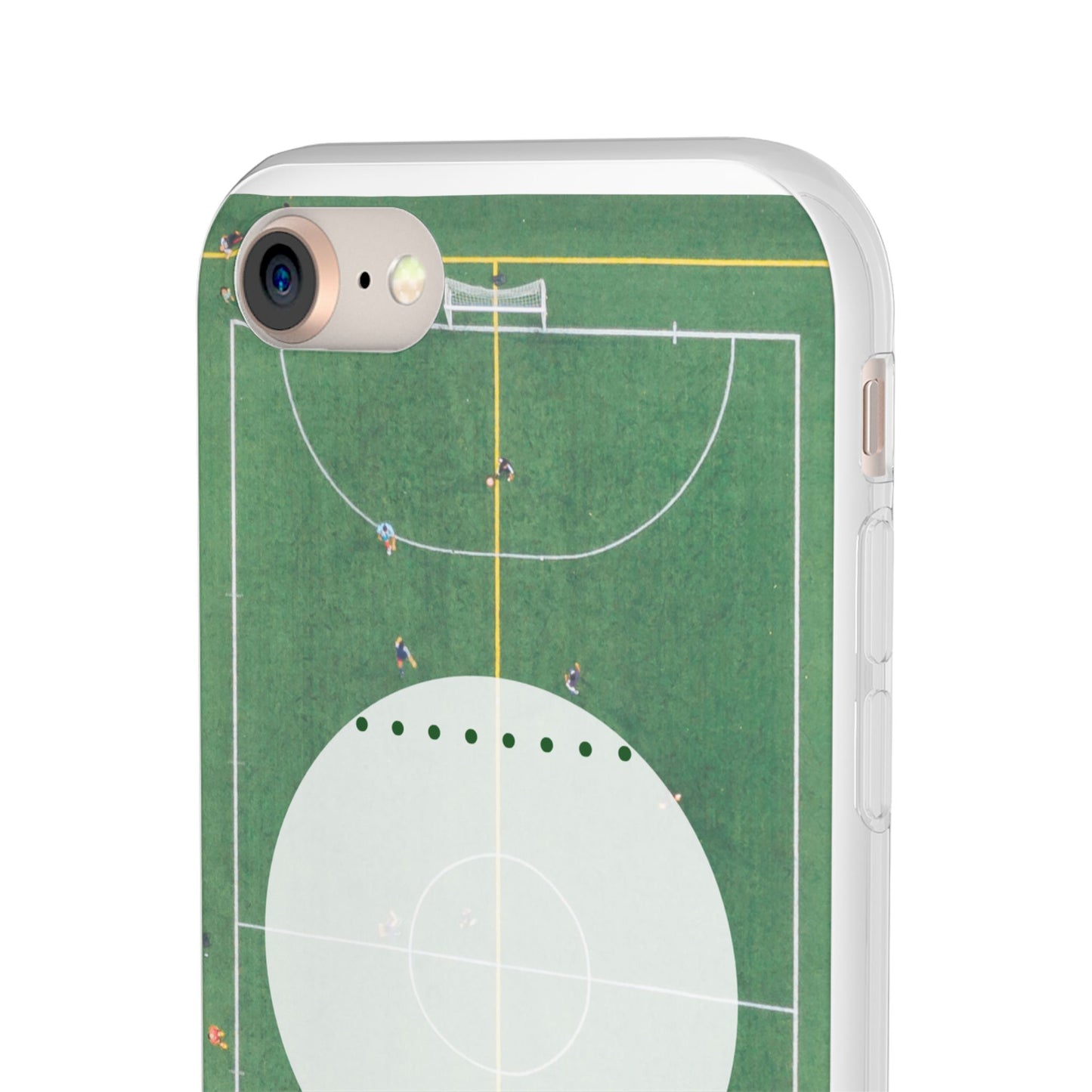 Soccer Field Phone Cases, Sporty Flexi Cases for Sports Lovers, Gift for Athletes, Unique Phone Cover, Perfect for Game Day