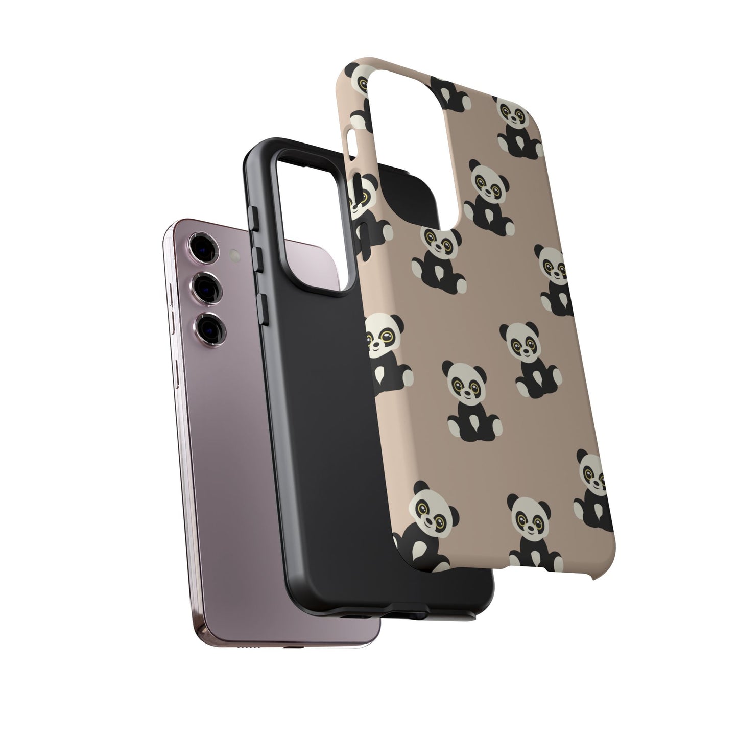 Panda Phone Case, Cute Phone Cover, Animal Print Case, Tough Phone Protector, Gift for Animal Lovers, Kawaii Aesthetic