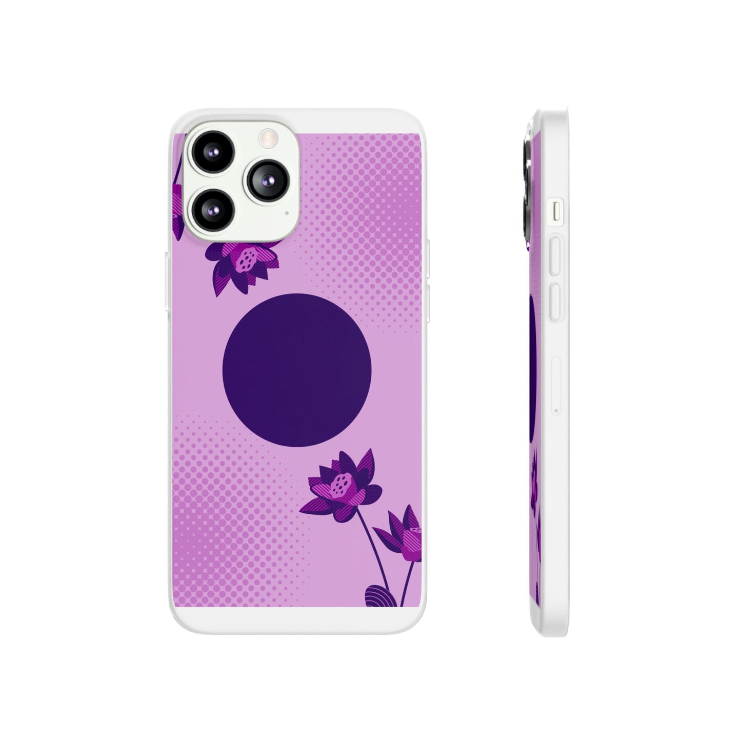 Stylish Floral Flexi Cases for Phone, Cute Phone Cover, Trendy Cell Phone Protection, Gift for Her, Birthday Party Accessory