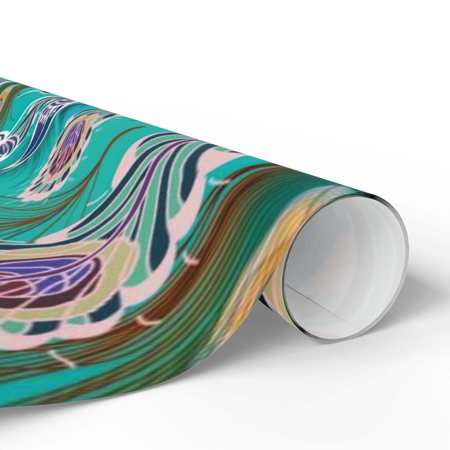 Peacock Feather Colorful Wrapping Paper, Decorative Gift Wrap Roll, Eco-Friendly Gift Wrap, Holiday Wrapping, Party Supplies, Unique Gift Planner