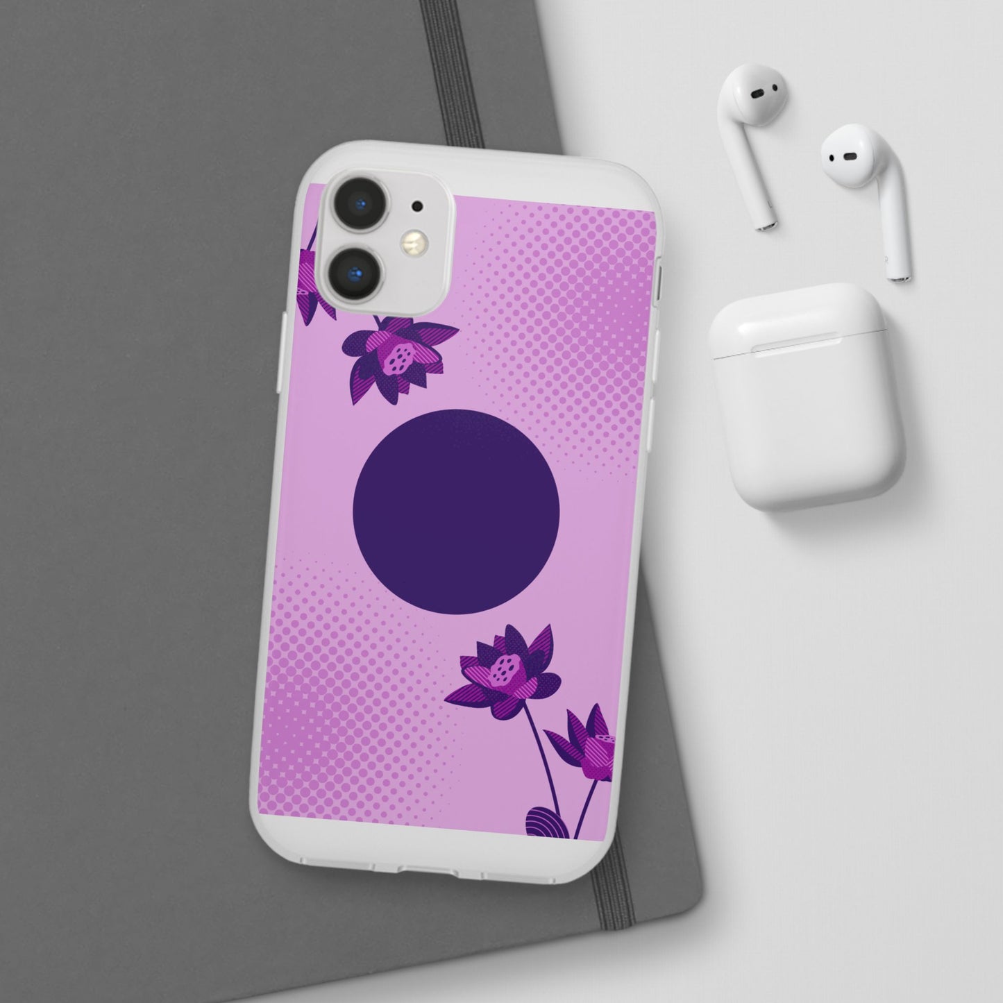 Stylish Floral Flexi Cases for Phone, Cute Phone Cover, Trendy Cell Phone Protection, Gift for Her, Birthday Party Accessory