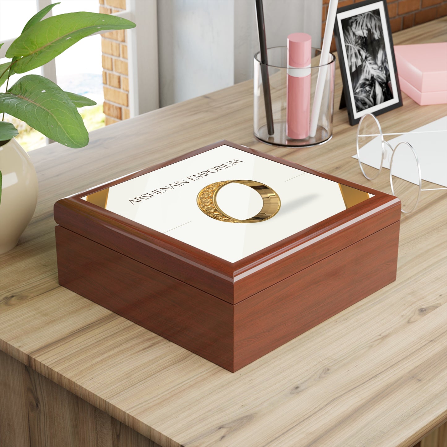 Elegant Jewelry Box, Ring Organizer, Gift for Her, Keepsake Storage, Wedding or Anniversary Gift, Personalized Jewelry Case