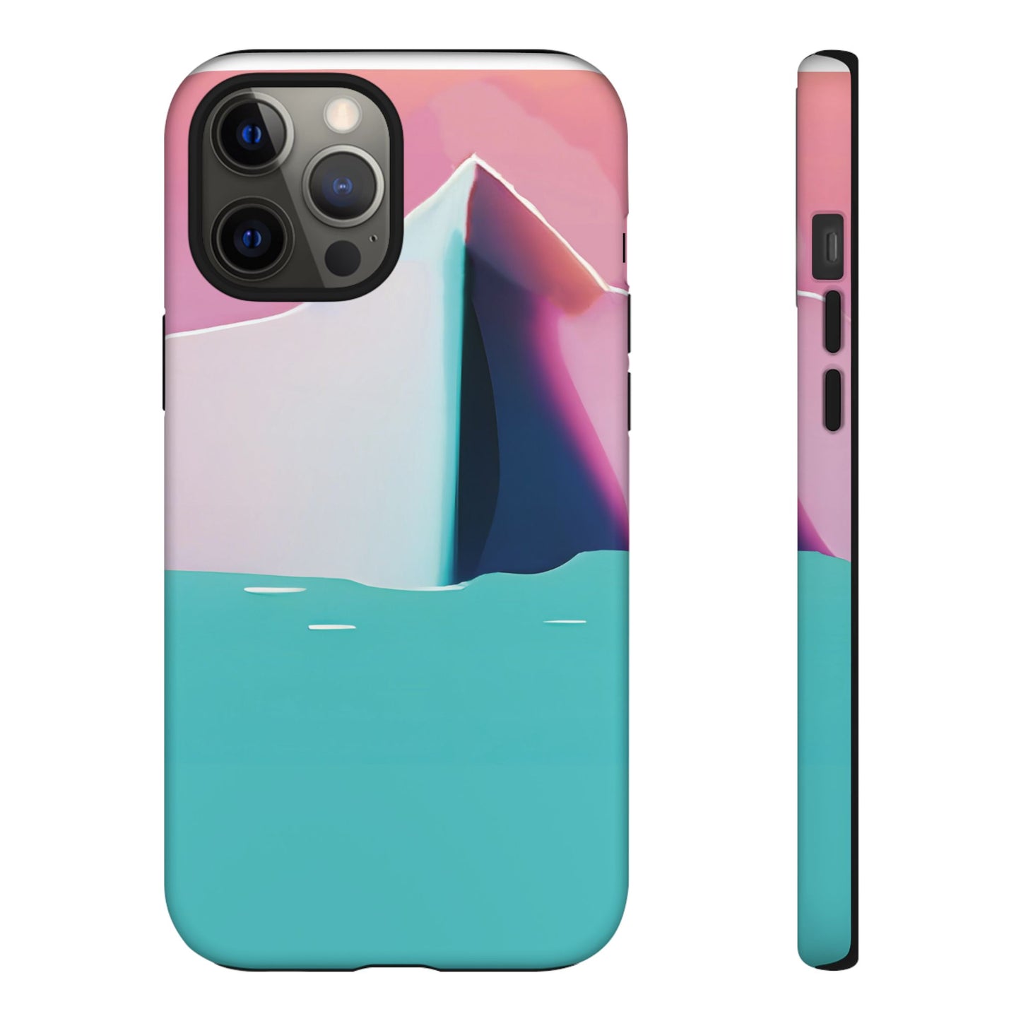 Trendy Phone Case - Abstract Iceberg Design, Phone Cover, Gift for Her, Unique Tech Accessory, Cool Aesthetic