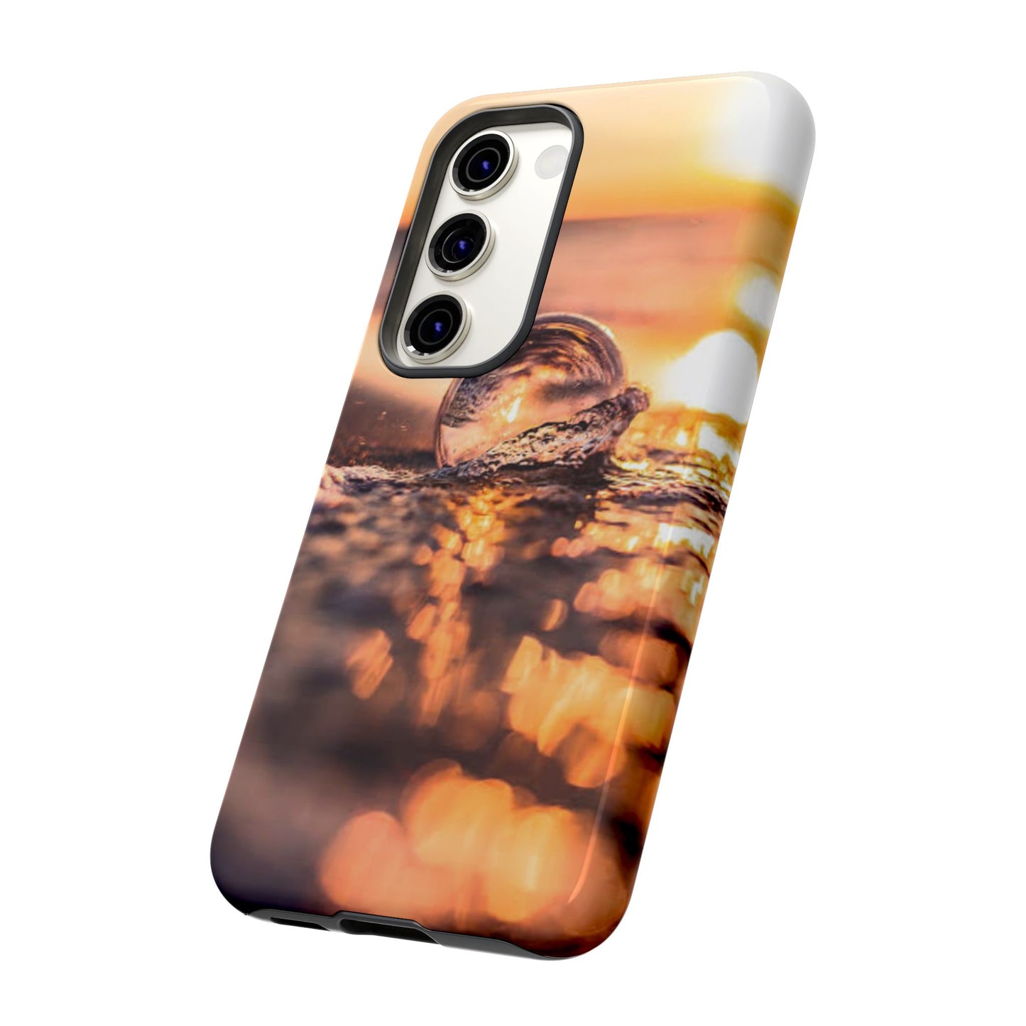 Sunset Bubble Phone Case, Tough Cases, Beach Lover Gift, Summer Vibes, Cell Phone Accessories, Unique Design, Nature Photography