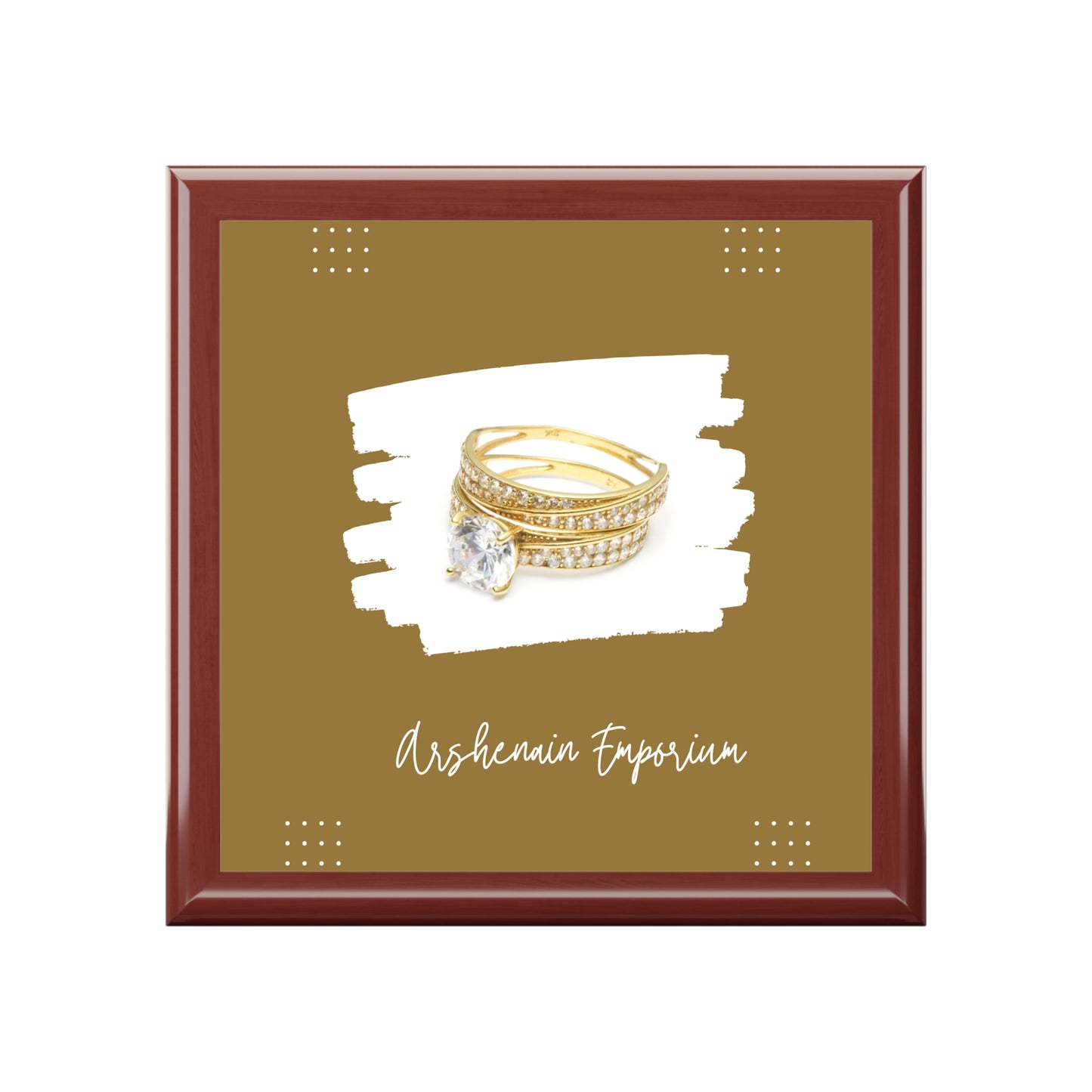 Elegant Jewelry Box for Rings, Personalized Gift for Her, Ring Organizer, Wedding Gift, Keepsake Box