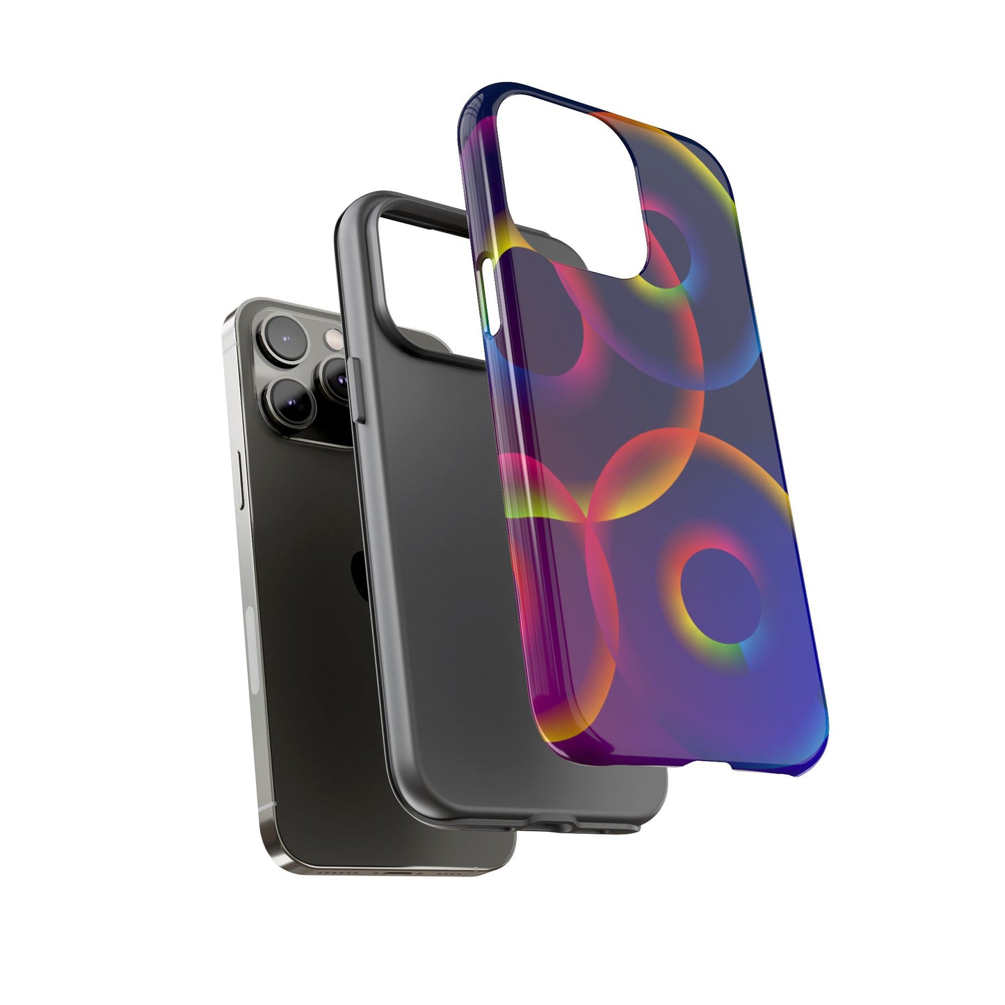 Colorful Phone Case with Abstract Designs, Tough Cases for Your Phone, Unique Phone Accessories, Gift for Tech Lovers, Vibrant Cell [...]