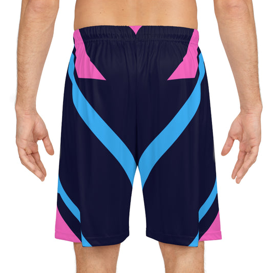 Vibrant Basketball Shorts, Colorful Athletic Shorts for Summer, Sportswear, Beachwear, Active Lifestyle