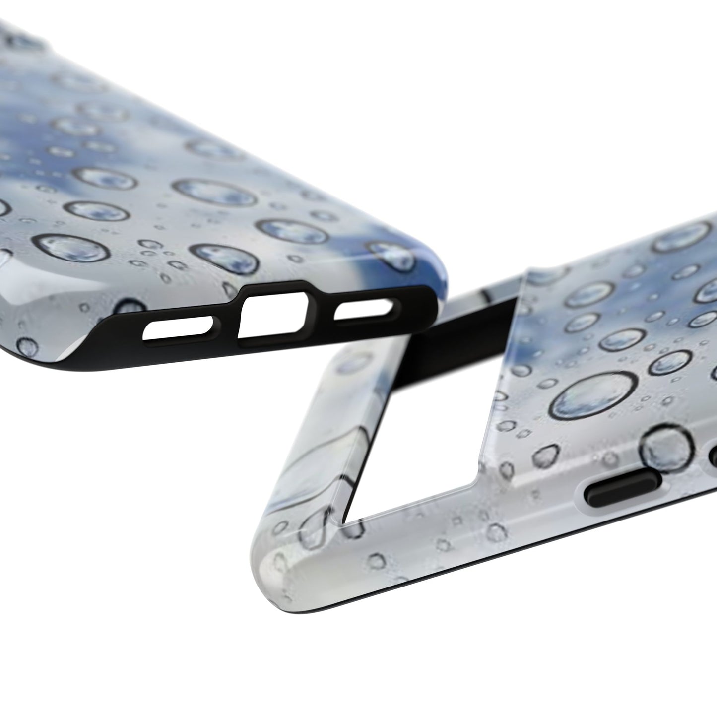 Blue Water Droplet Phone Case, Tough Cases for Protection, Stylish Cellphone Cover, Unique Gifts for Her, Durable and Trendy