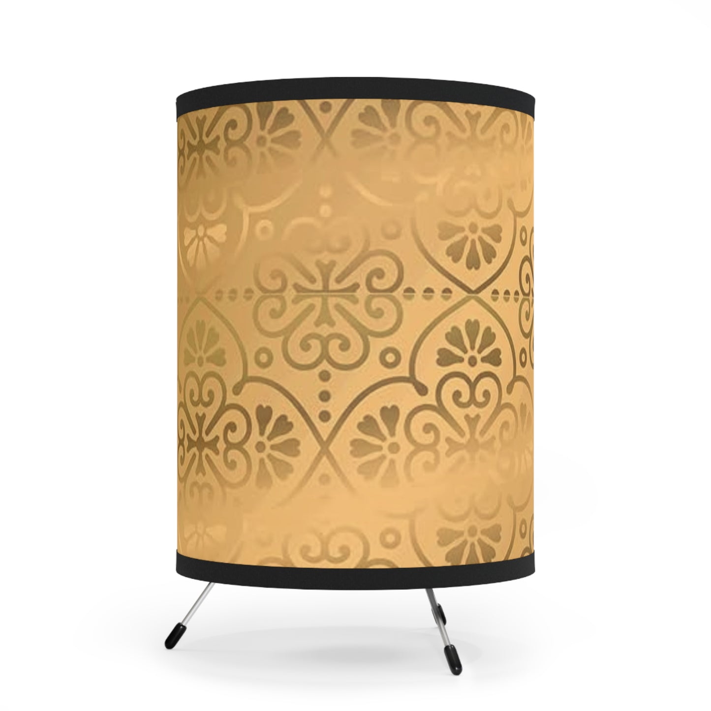 Elegant Tripod Lamp with High-Res Printed Shade, Perfect for Home Decor, Boho Style Lighting, Modern Table Lamp, Unique Gift Idea