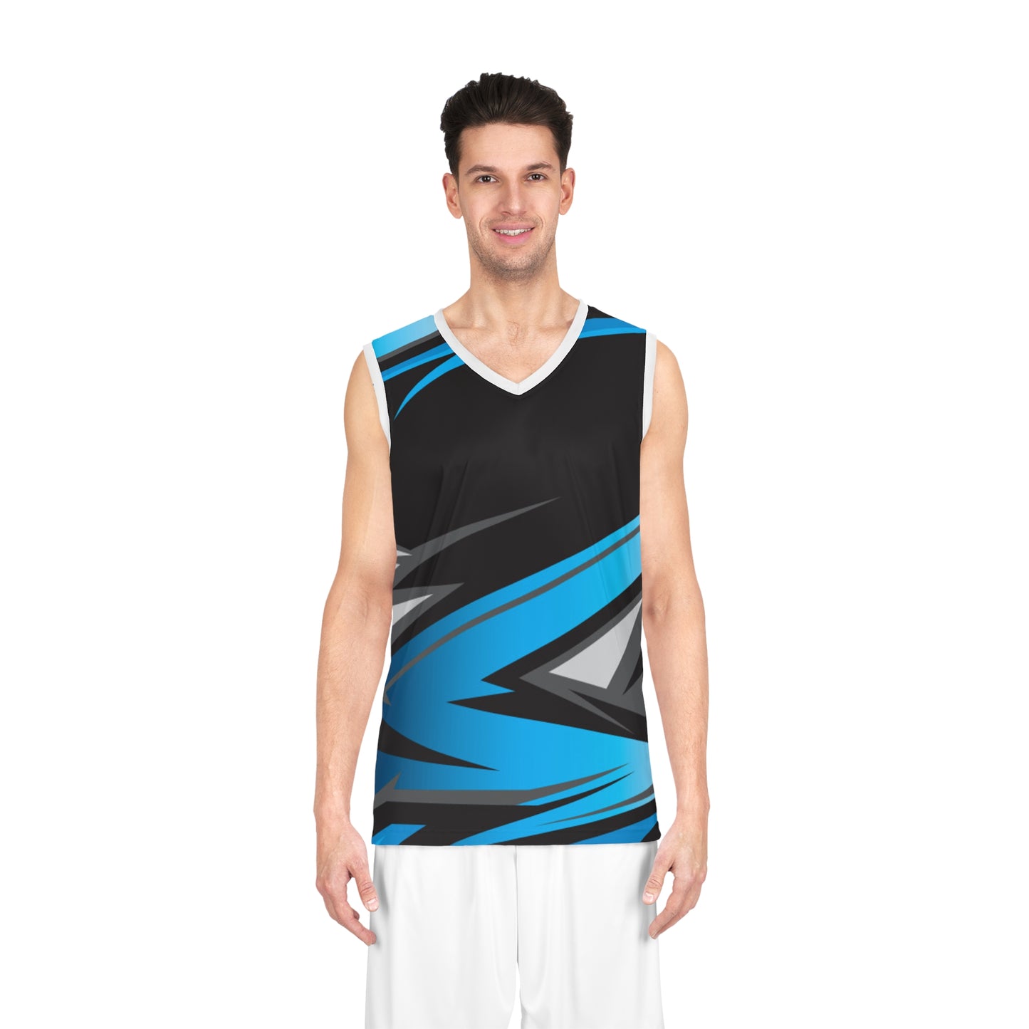 Dynamic Basketball Jersey for Sports Enthusiasts, Athletic Wear, Gym Gear, Team Spirit, Gift for Players, Basketball Fan Apparel