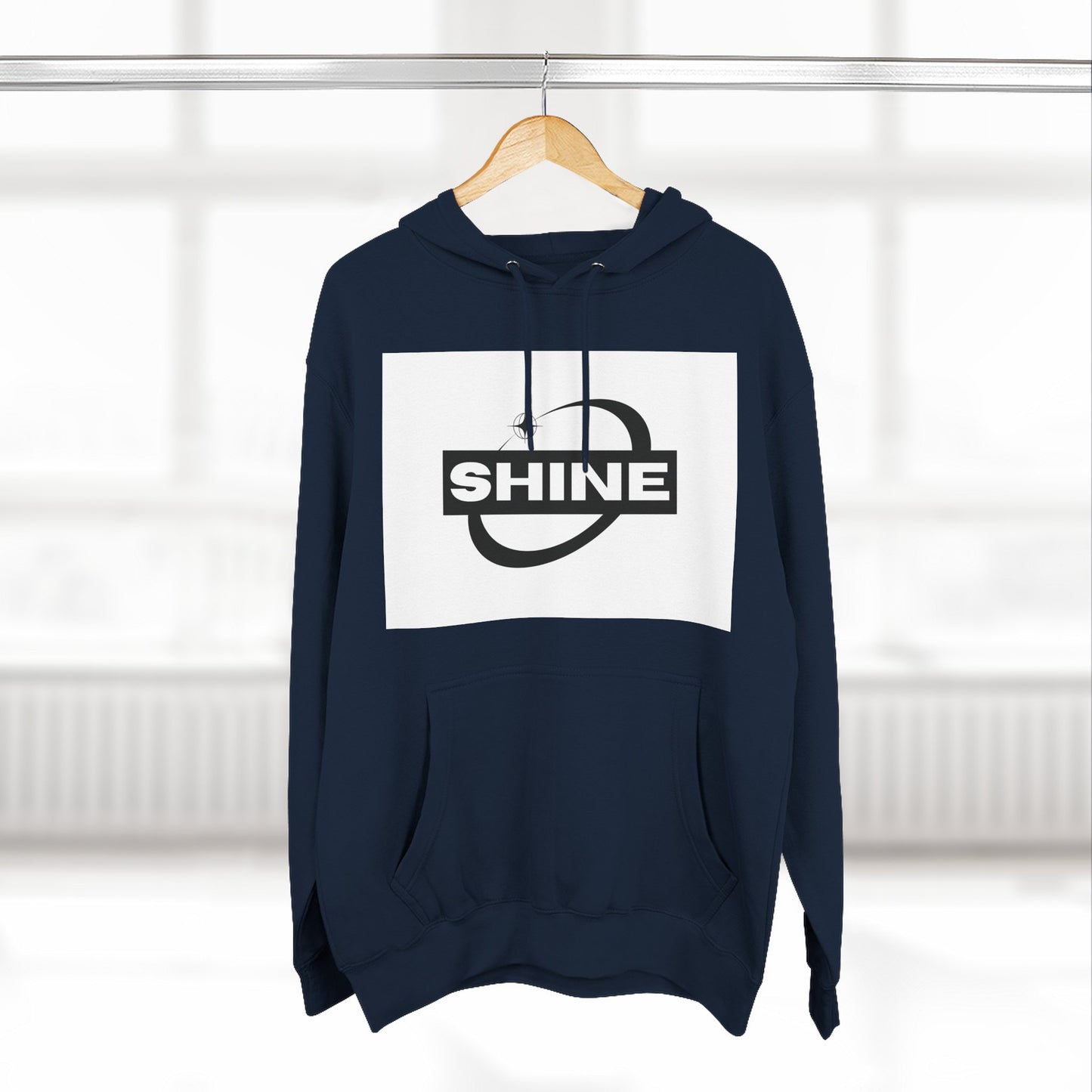 Shine & Aspire Fleece Hoodie - Cozy Sweatshirt for Inspiration, Perfect for Gifts, Winter Wear, Motivational Apparel, Casual Style