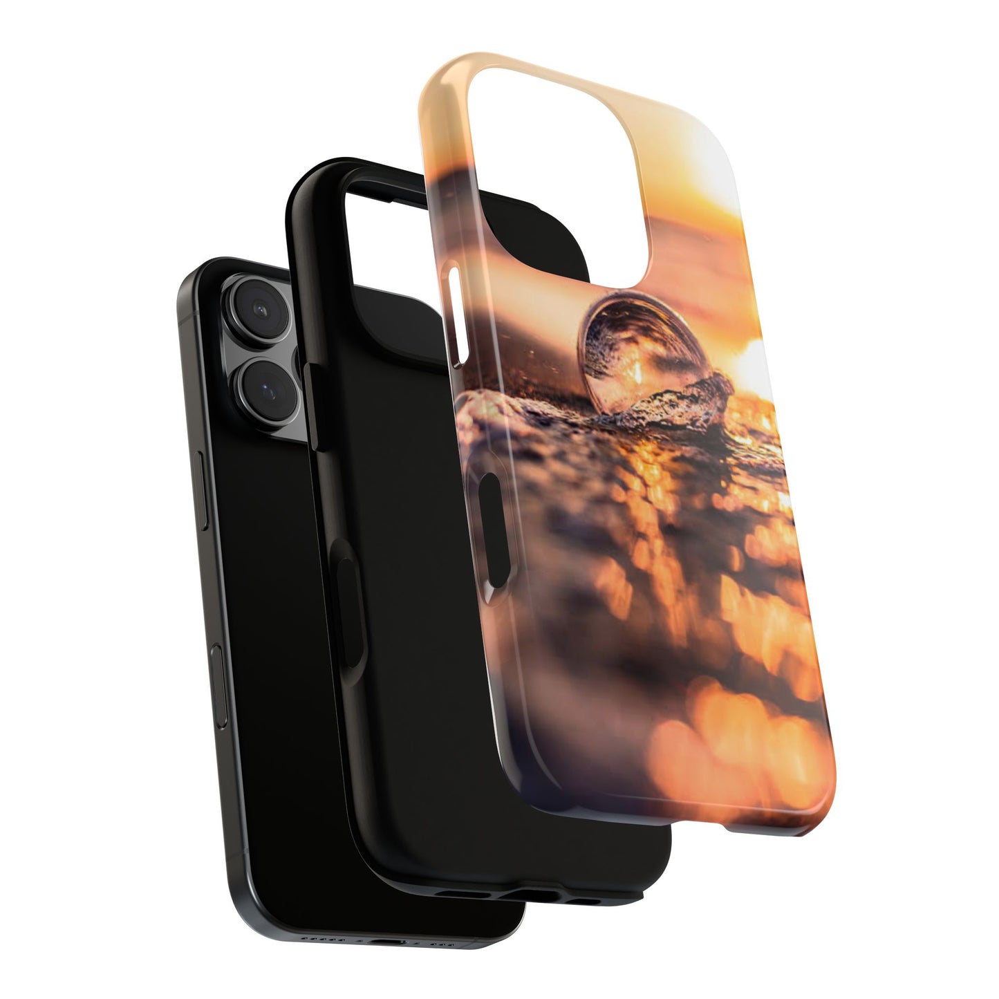 Sunset Bubble Phone Case, Tough Cases, Beach Lover Gift, Summer Vibes, Cell Phone Accessories, Unique Design, Nature Photography