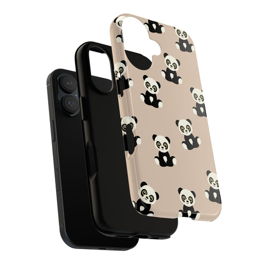 Panda Phone Case, Cute Phone Cover, Animal Print Case, Tough Phone Protector, Gift for Animal Lovers, Kawaii Aesthetic
