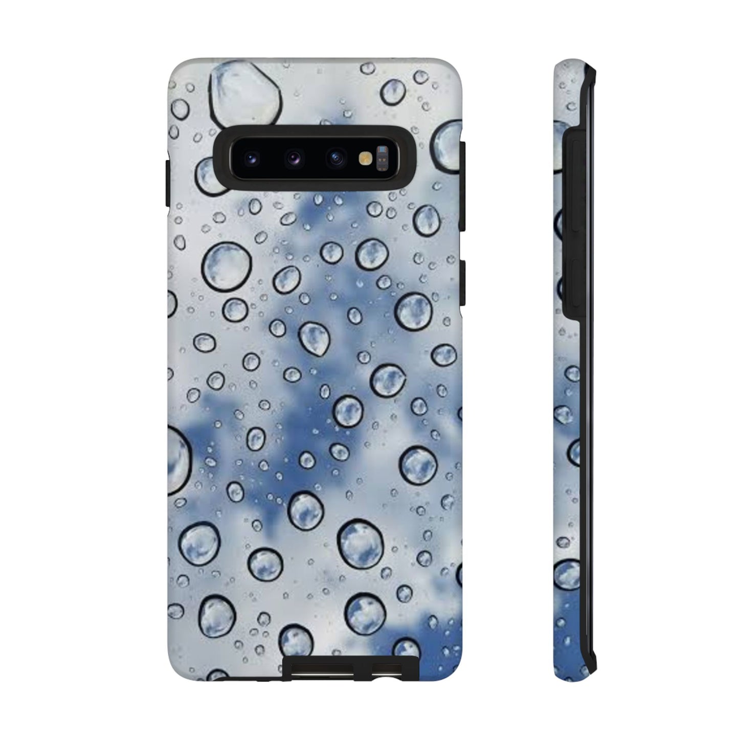 Blue Water Droplet Phone Case, Tough Cases for Protection, Stylish Cellphone Cover, Unique Gifts for Her, Durable and Trendy