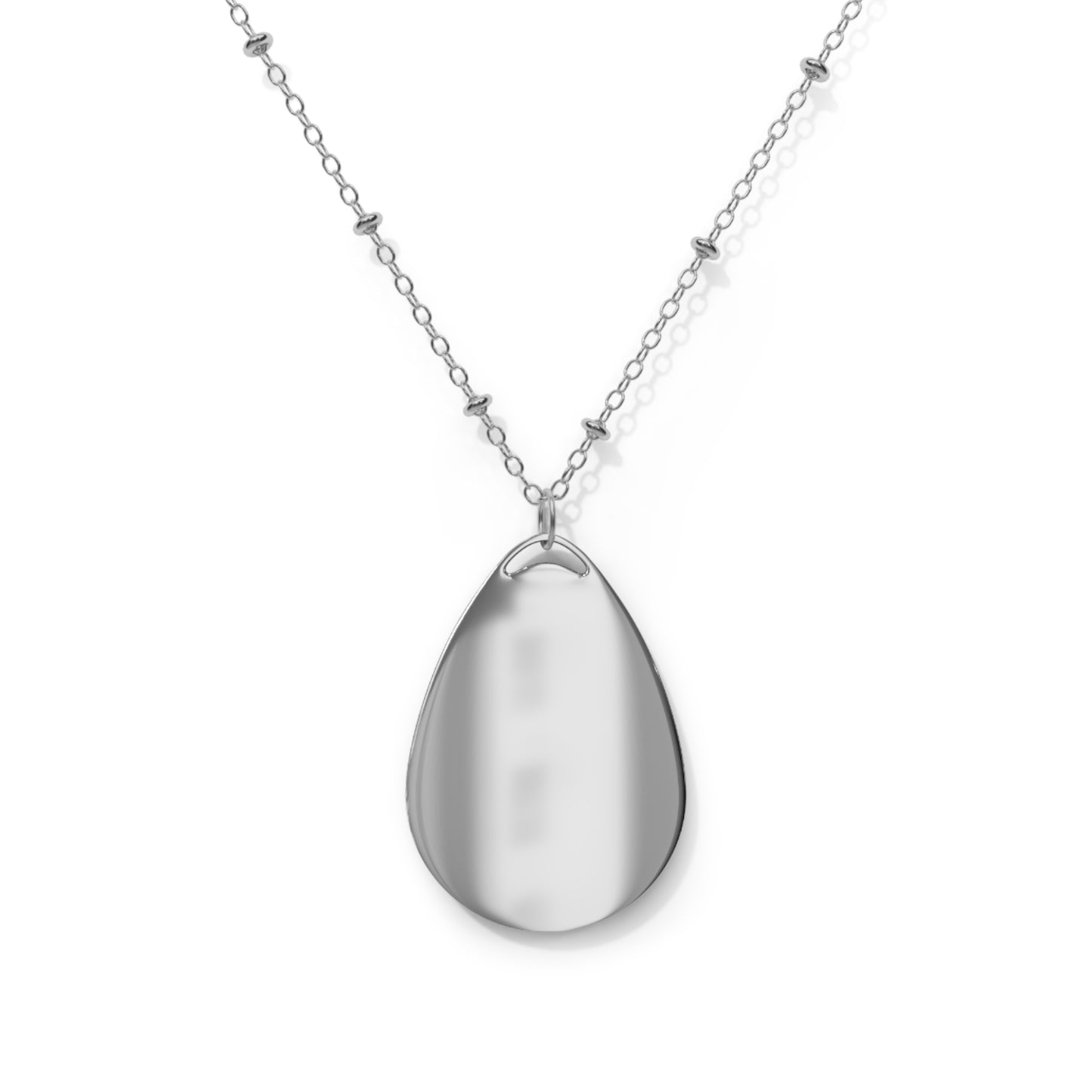 Graceful Oval Necklace with Natural Stone, Dainty Luxury Jewelry Gift, Minimalist Pendant for Her, Birthdays, Anniversaries, Special [...]