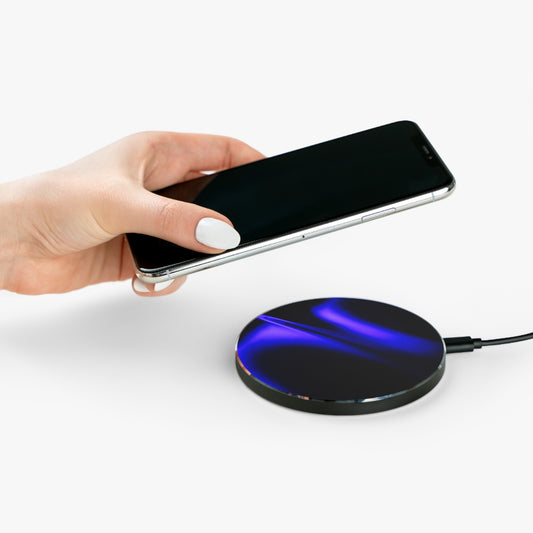 Futuristic Wireless Charger, Fast Charger, Modern Tech Gift, Phone Charging Pad, Desk Accessory, Tech Lover Essential