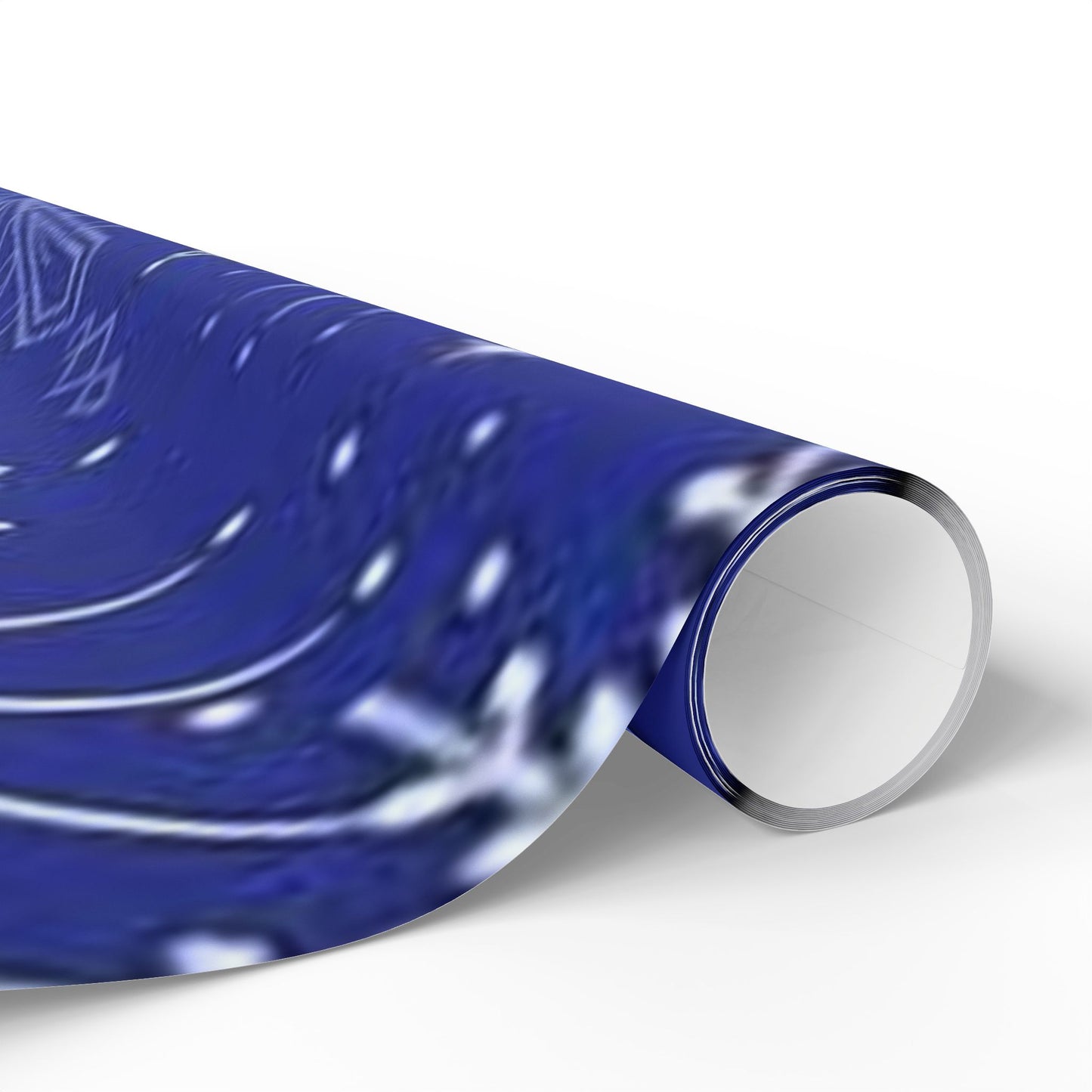 Elegant Snowflake Wrapping Paper, Christmas Gift Wrap, Holiday Party Supplies, Winter Themed Decor, Blue Snowflake Design