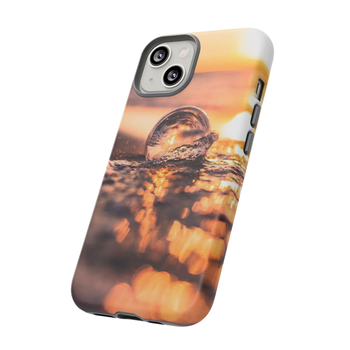 Sunset Bubble Phone Case, Tough Cases, Beach Lover Gift, Summer Vibes, Cell Phone Accessories, Unique Design, Nature Photography