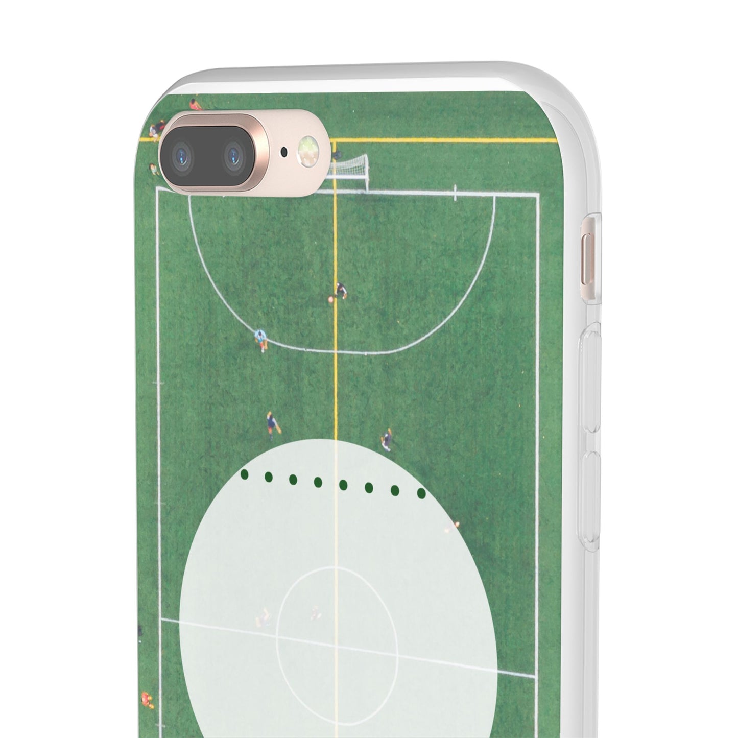 Soccer Field Phone Cases, Sporty Flexi Cases for Sports Lovers, Gift for Athletes, Unique Phone Cover, Perfect for Game Day